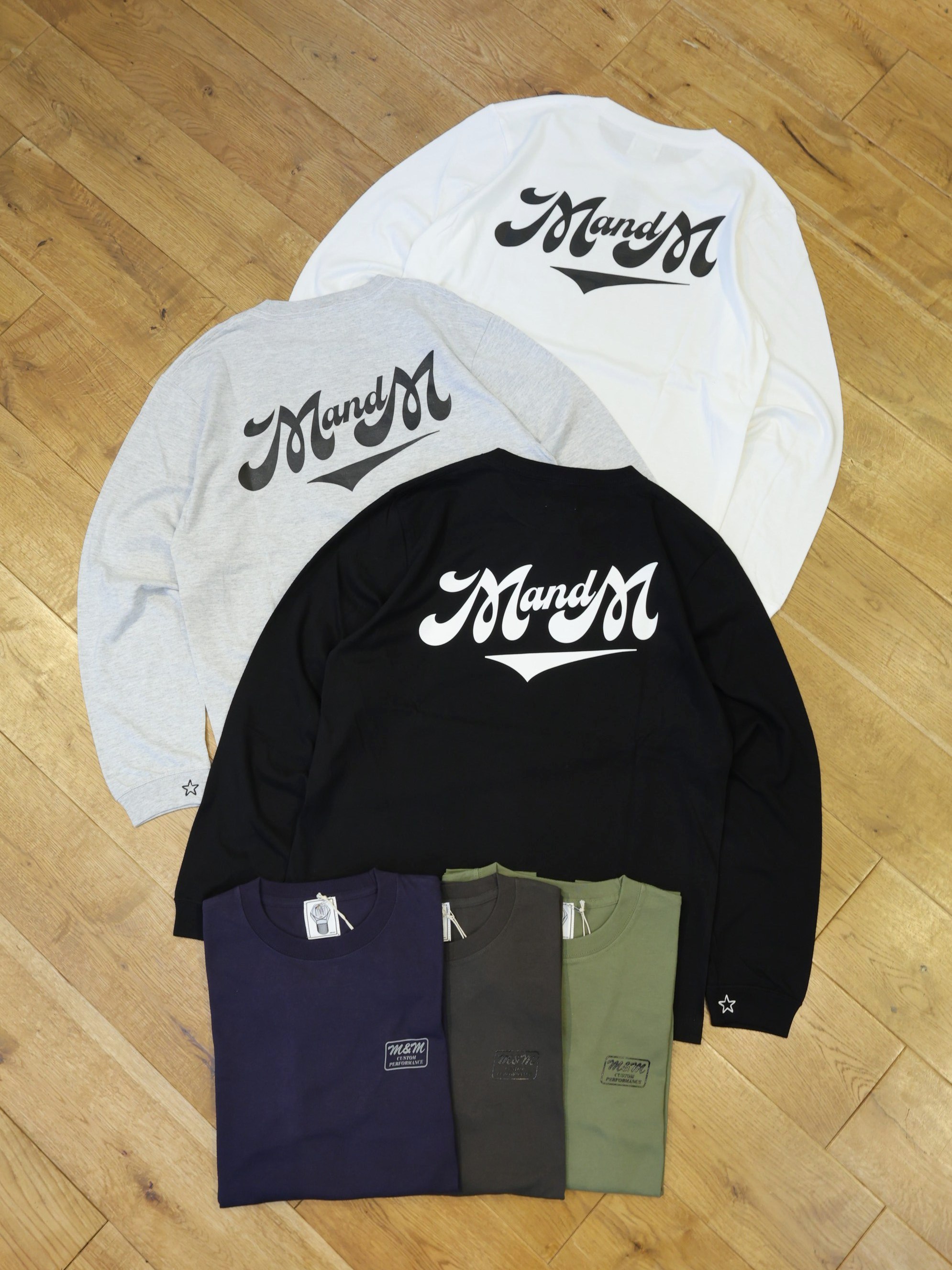 【9月29日 発売！】M&M CUSTOM PERFORMANCE  　「PRINT L/S TEE」　プリント ロングスリーブティーシャツ