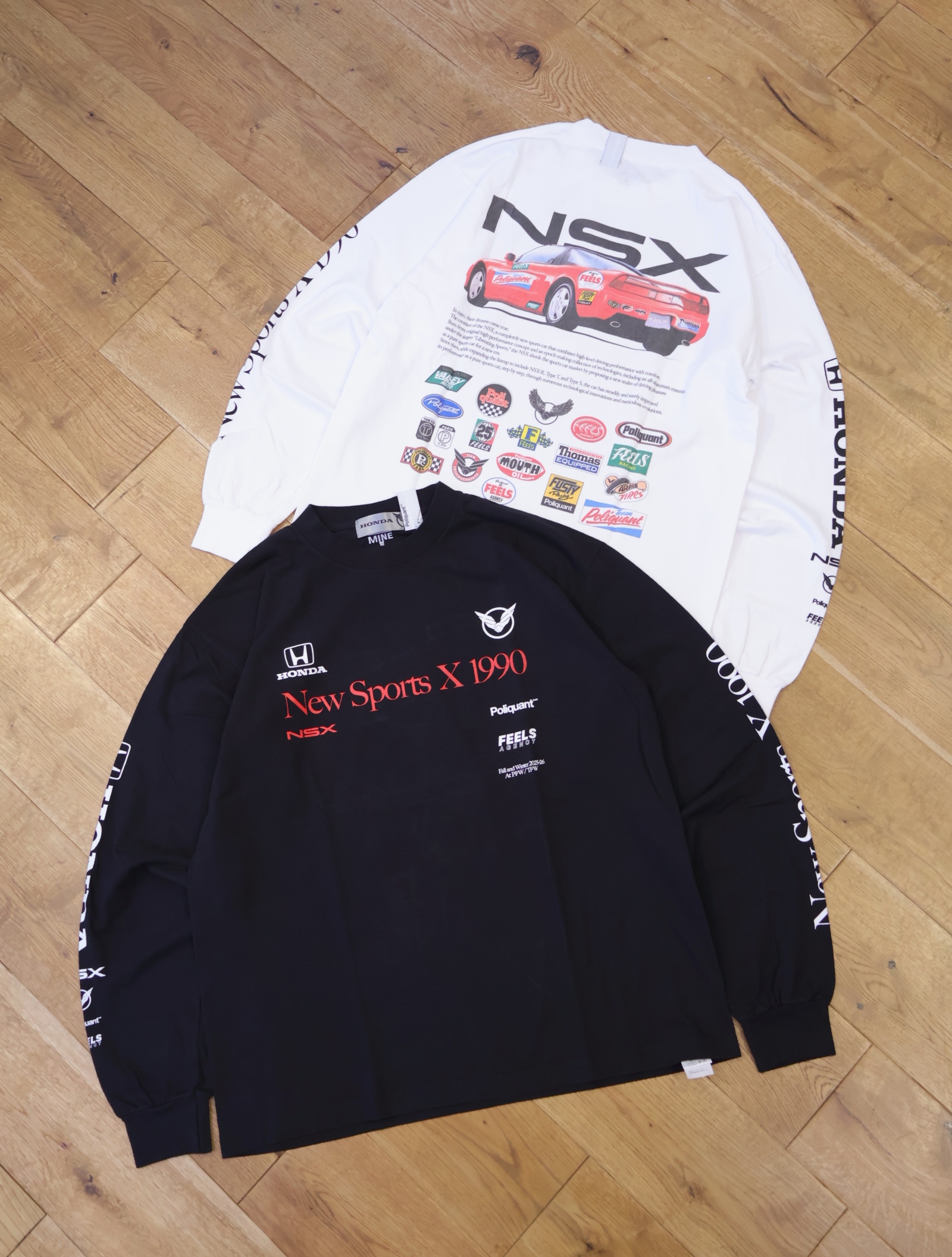 POLIQUANT　「THE NEW SPORTS X 1990 L/S TEE」　プリント ロングスリーブティーシャツ