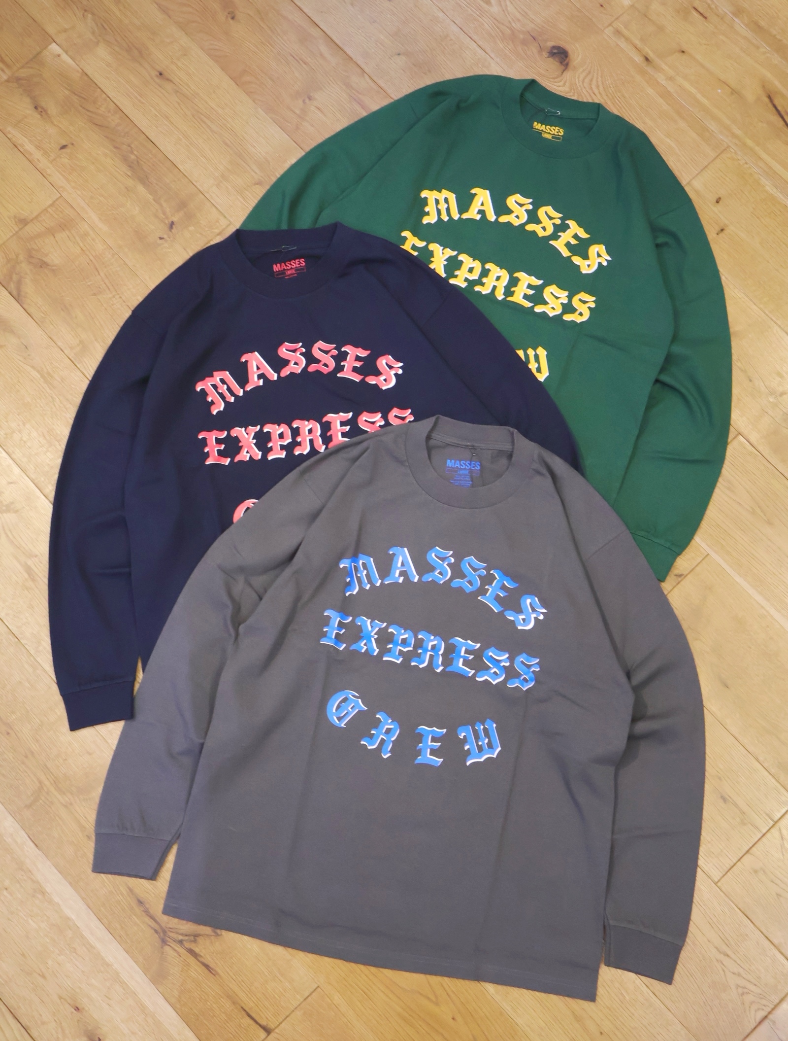 MASSES　「T-SHIRT  L/S EXPRESS」　ロングスリーブティーシャツ