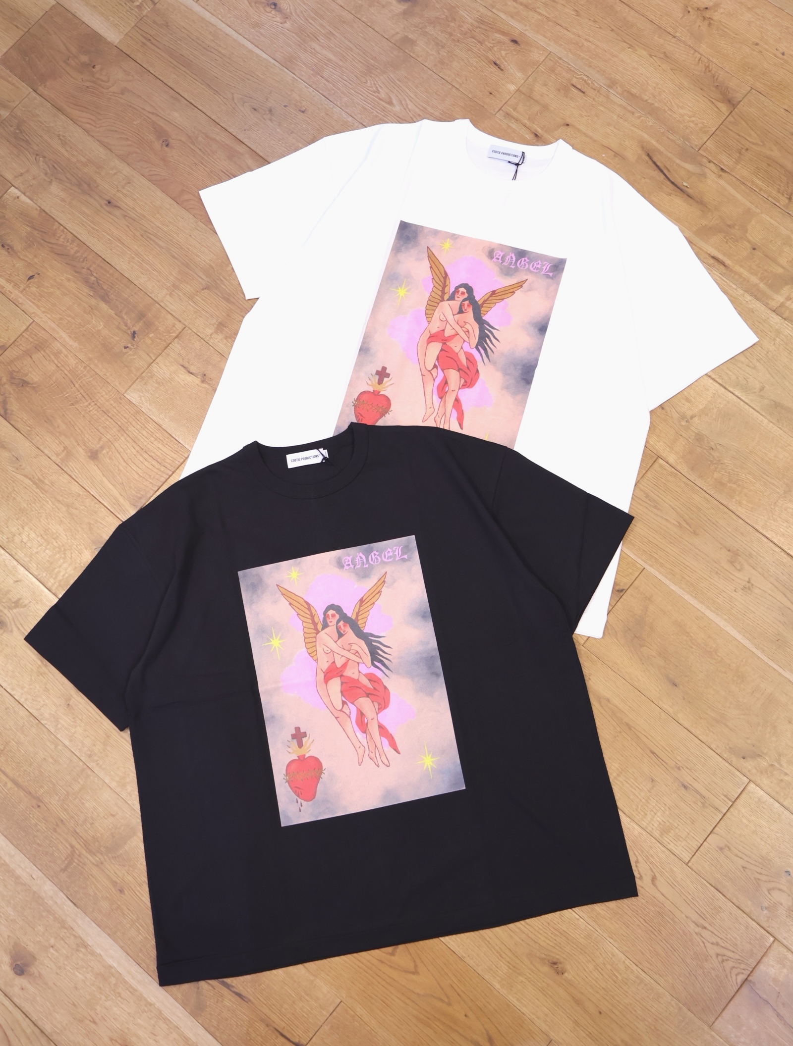 COOTIE　「Print S/S Tee (ANGEL)」　プリントティーシャツ