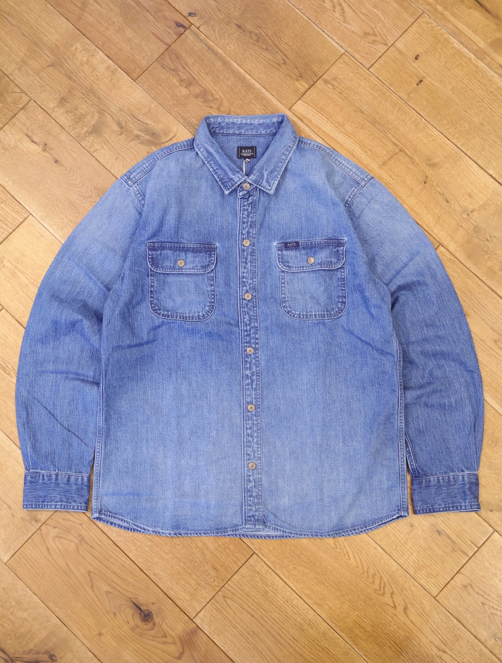 RATS　　「DENIM WORK SHIRT」　　デニムワークシャツ