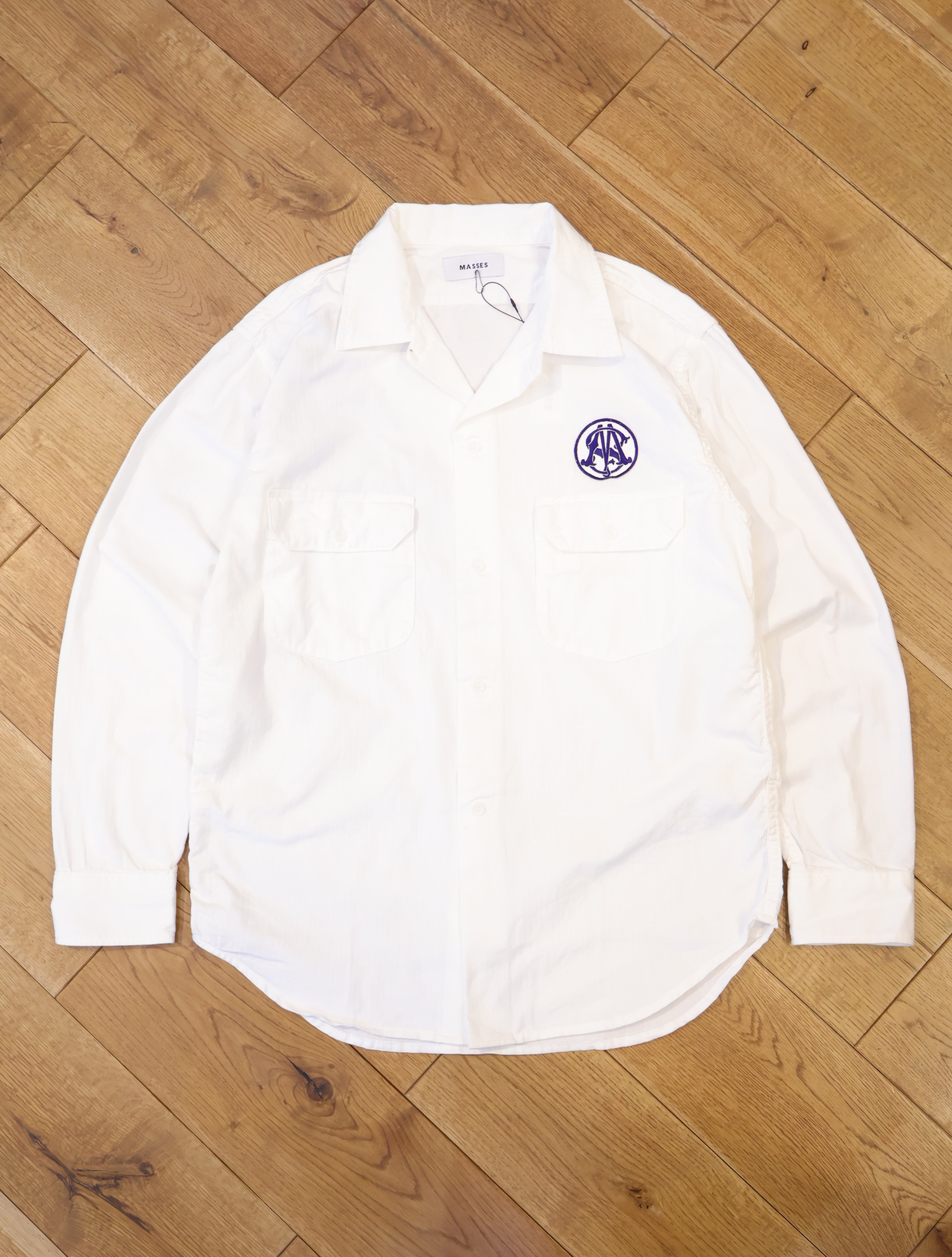 MASSES　「HERRINGBONE SHIRT」　へリンボーン ワークシャツ