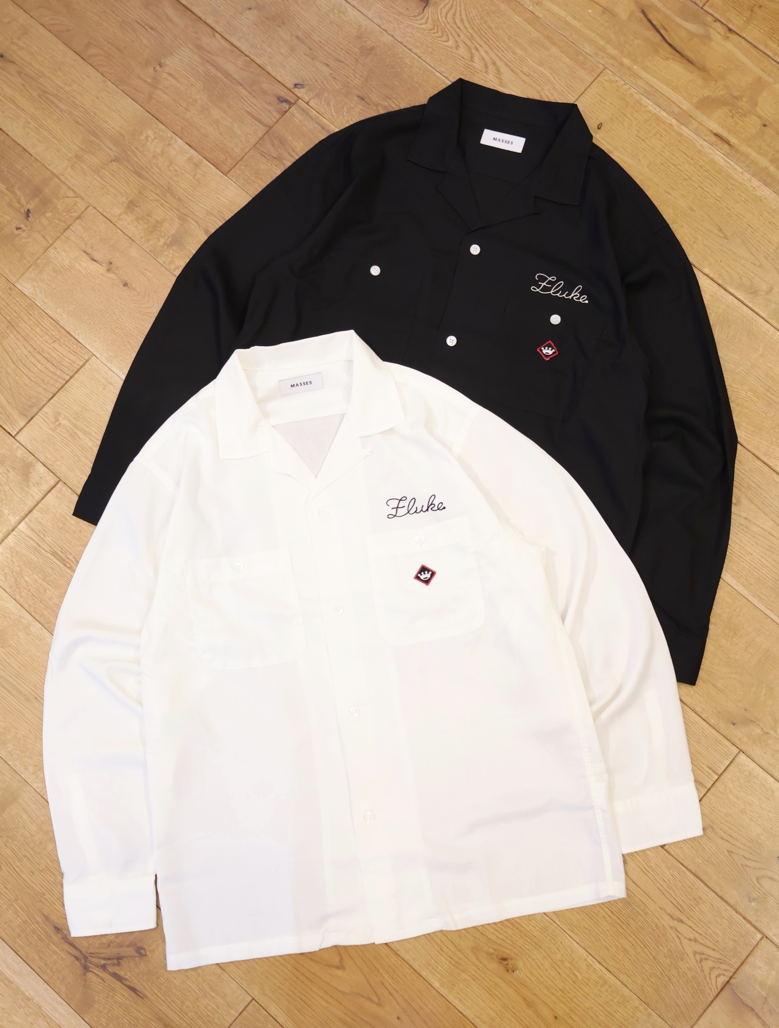 MASSES　「BOWLING SHIRT」　レーヨン ボーリングシャツ