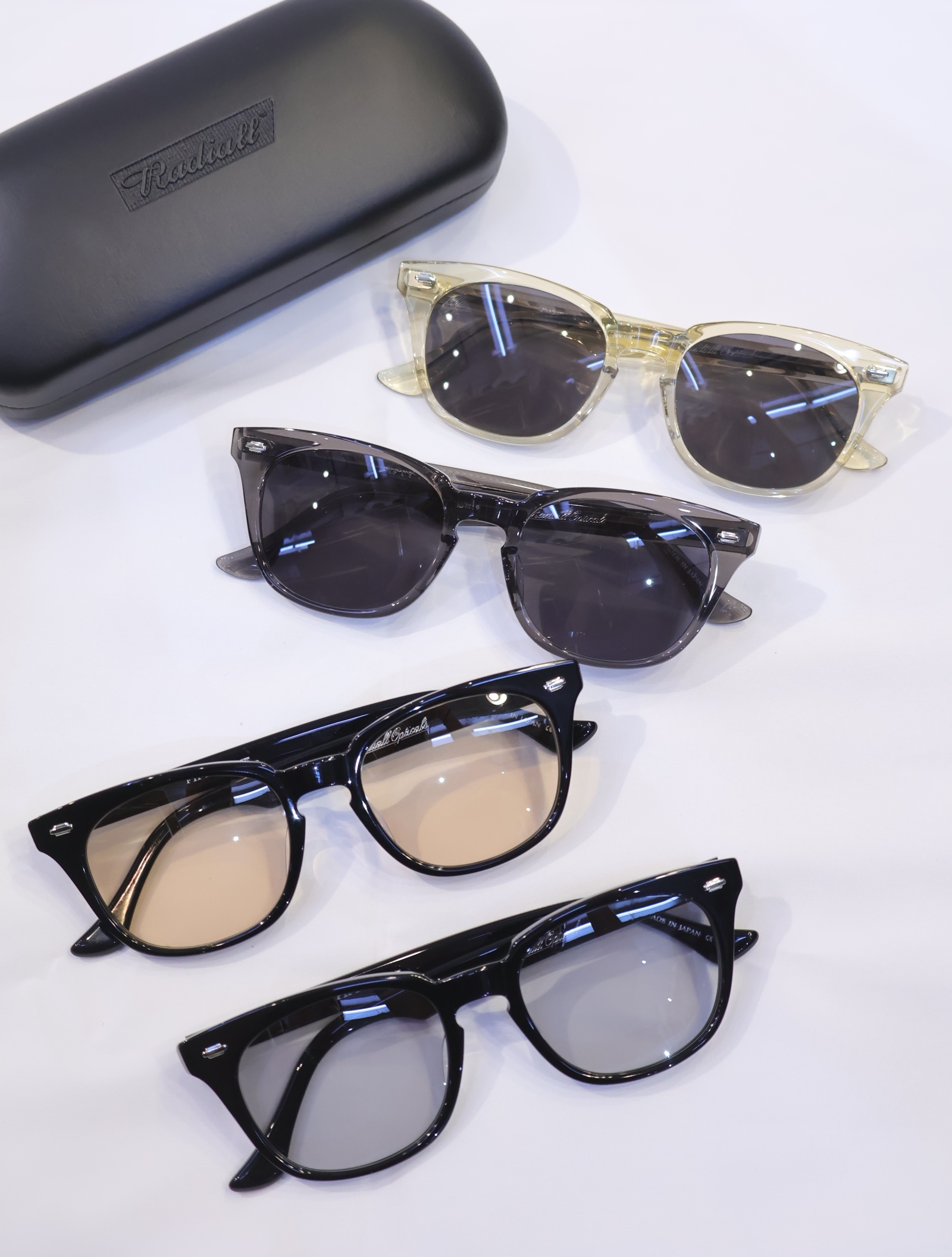 RADIALL　　「FIFTY NINE - SUNGLASSES」　　ウェリントンタイプ グラッシーズ