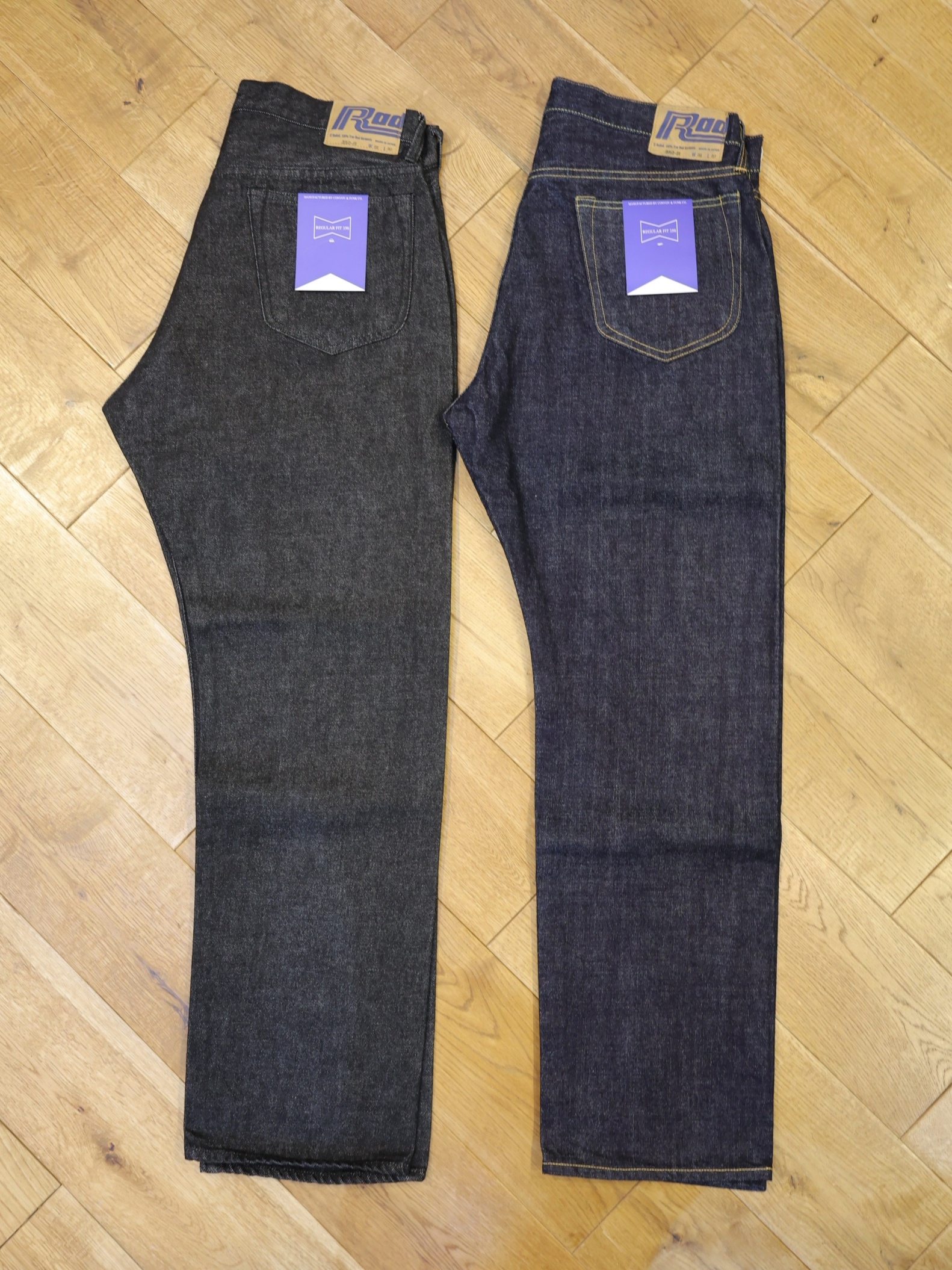 RADIALL　 「 KUSTOM 350B - STRAIGHT FIT PANTS〈DEEP INDIGO・DEEP BLACK〉」　ストレートフィット デニムパンツ
