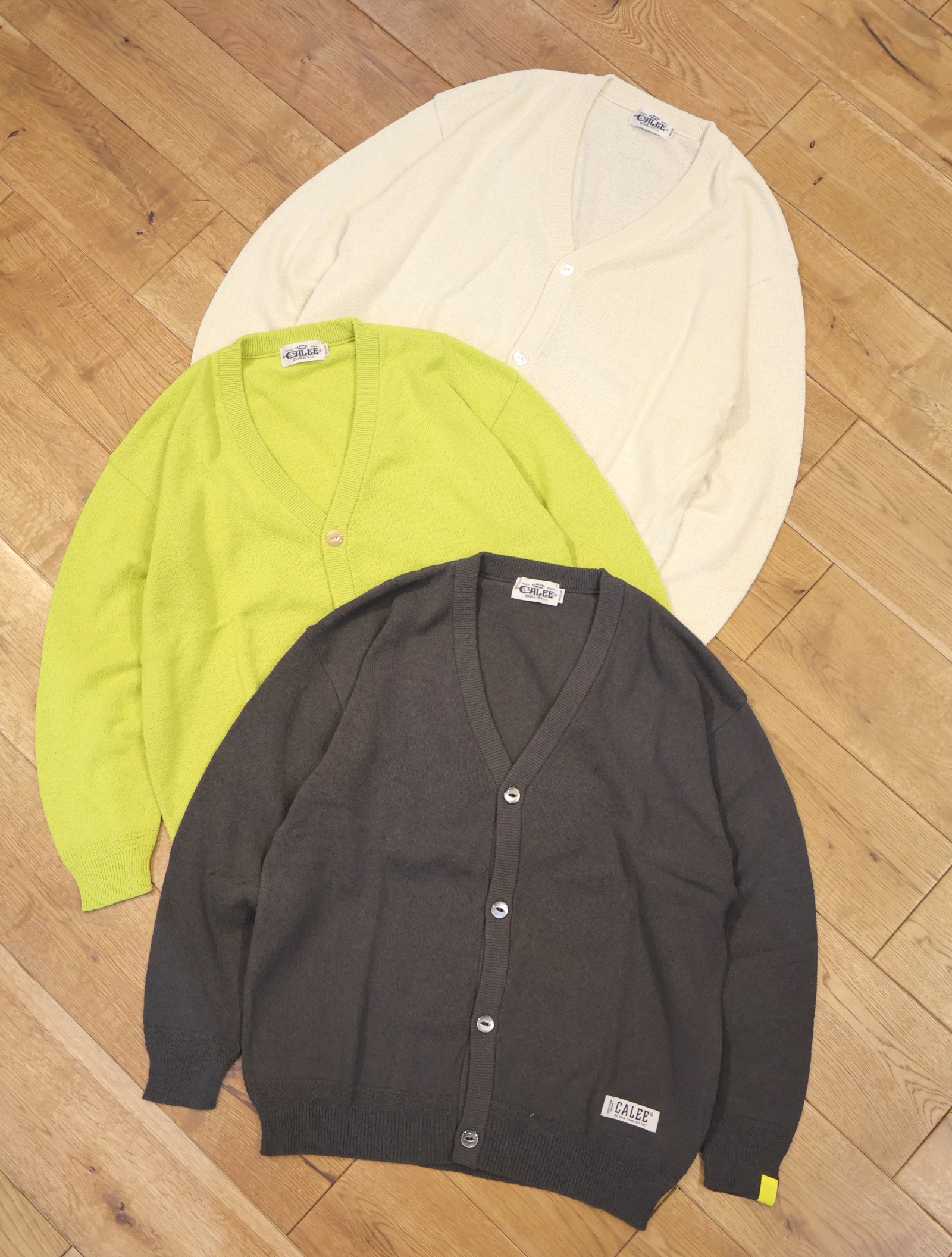 CALEE × EYYA　　「BOUCLE KNIT CARDIGAN」  ニットカーディガン