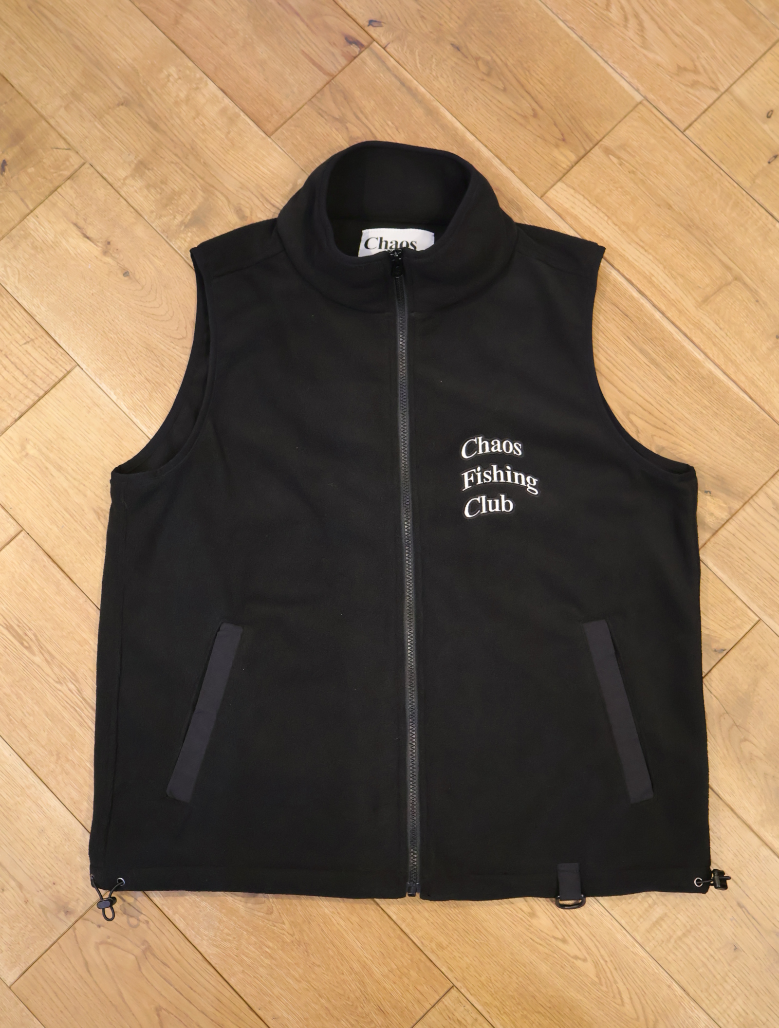 Chaos Fishing Club 　「ARCH LOGO FLEECE VEST」　マイクロフリース ジップアップベスト