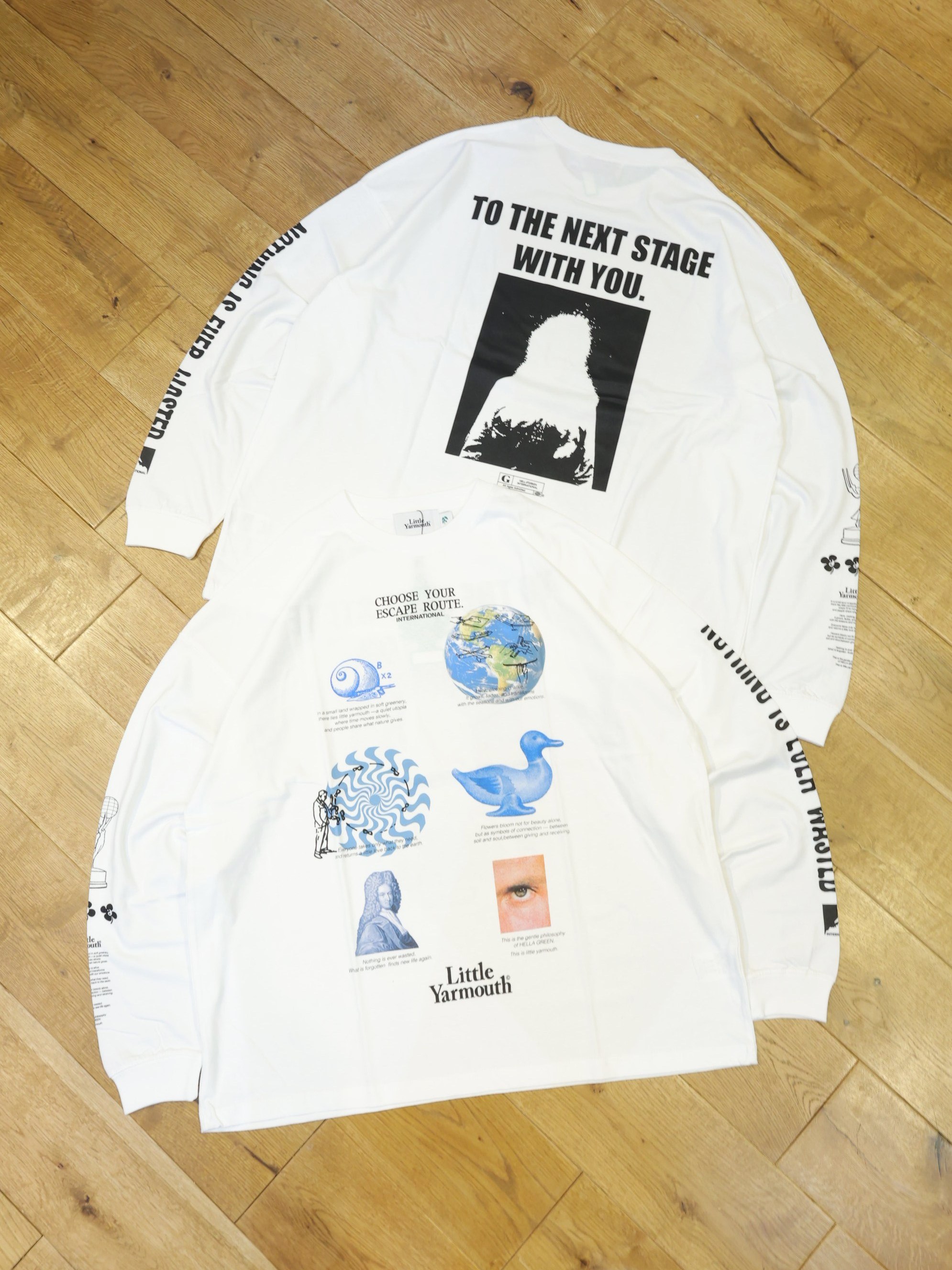 Little Yarmouth　 「Psychedelic T-Shirts」　プリントロングスリーブティーシャツ