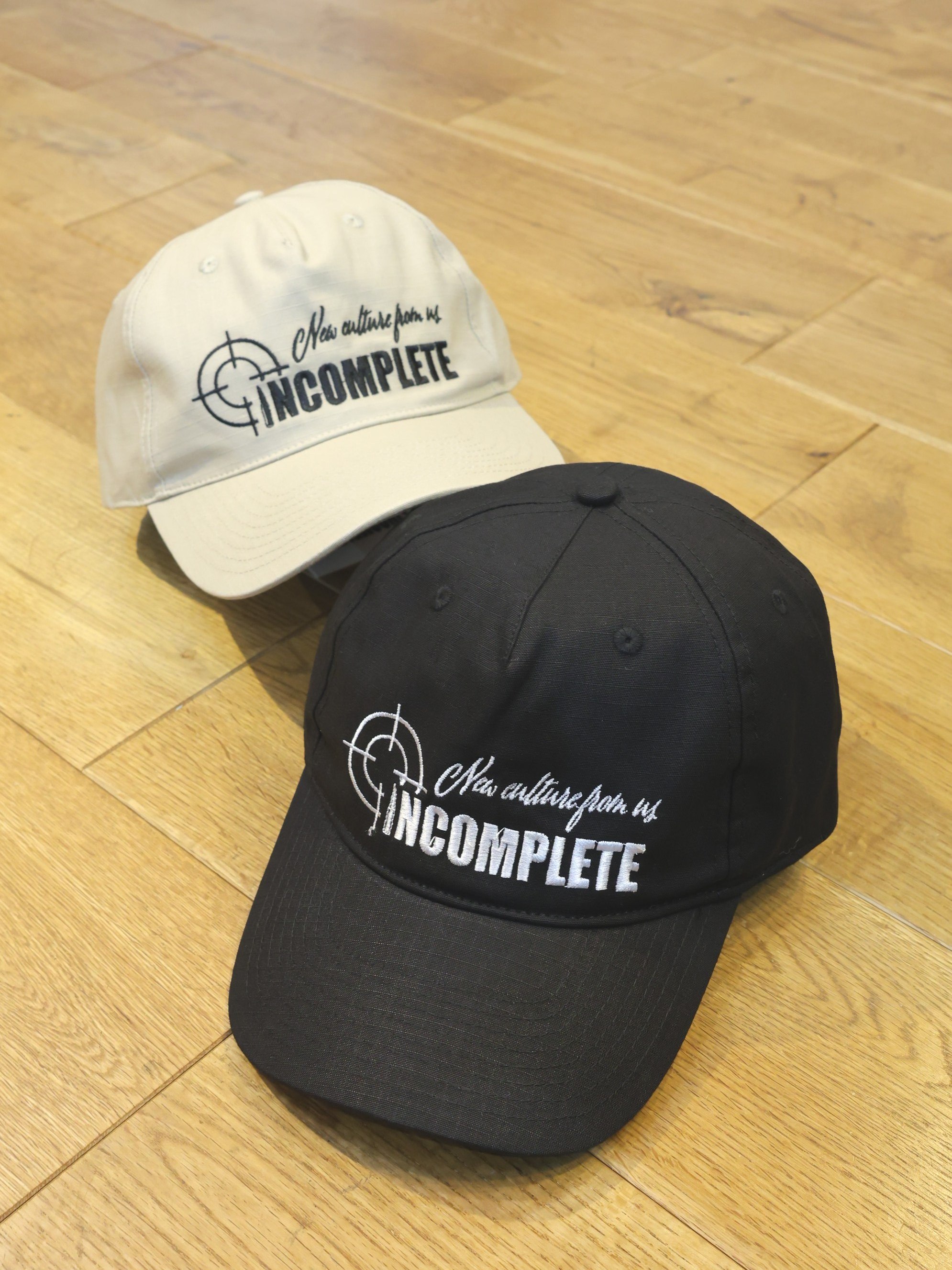INCOMPLETE TOKYO 「Ripstop 5panel cap」 　リップストップ 5パネル アジャスターキャップ