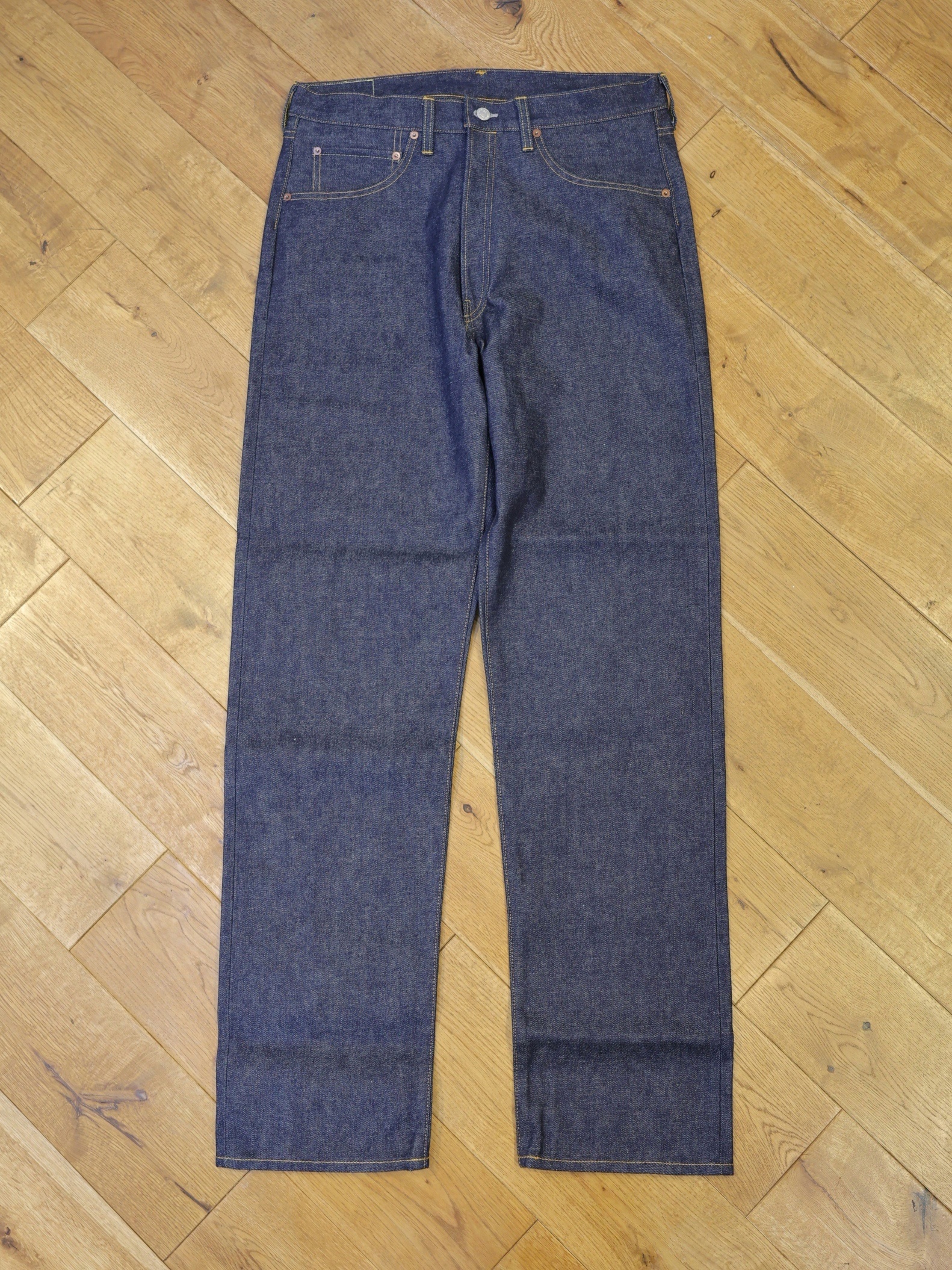 MASSES　　「DENIM 5P PANTS A.1」　5ポケット ワイドストレートデニムパンツ
