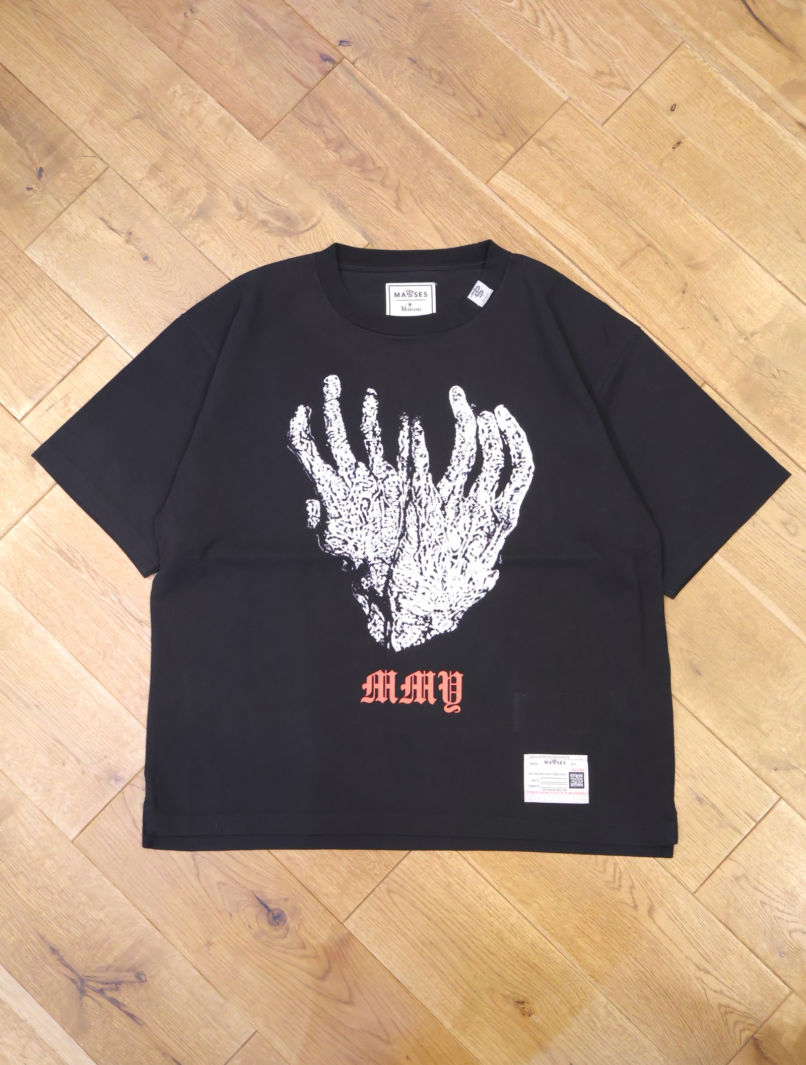 MASSES × Maison MIHARA YASUHIRO　「HANDS PRINT T-SHIRTS MMY」　プリントティーシャツ