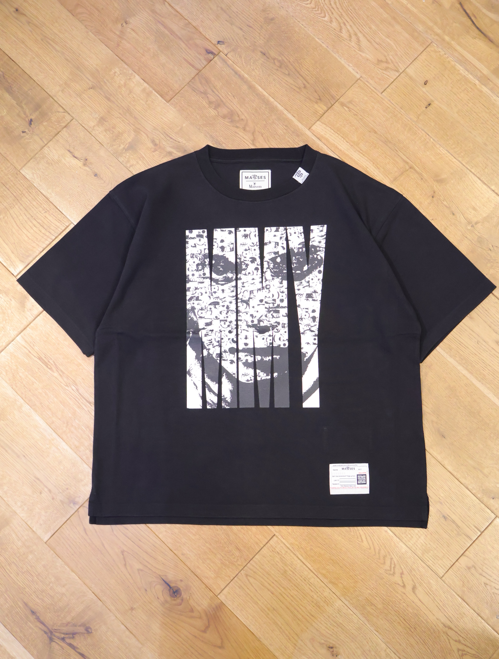 MASSES × Maison MIHARA YASUHIRO　「FACE PRINT T-SHIRTS MMY」　プリントティーシャツ