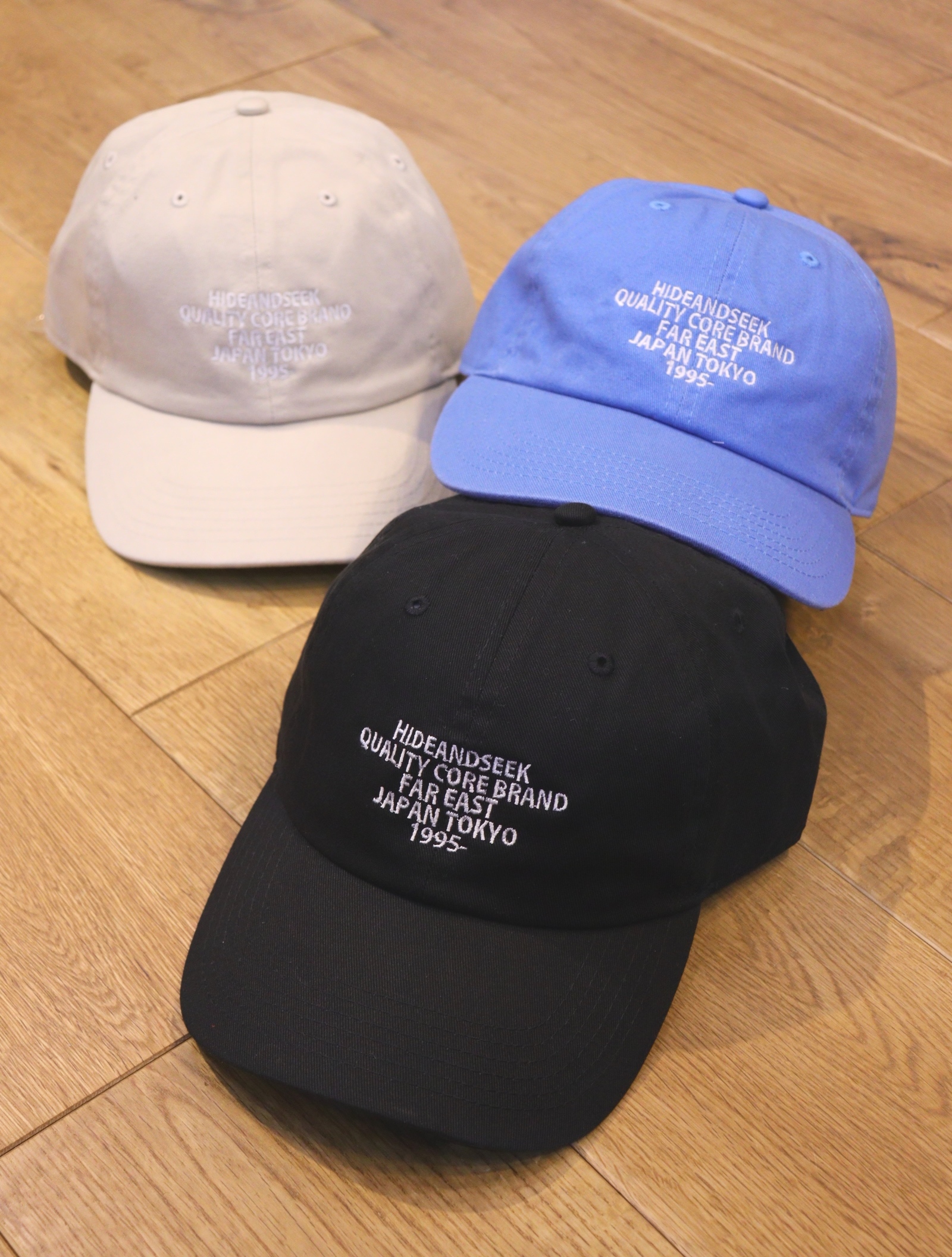 HIDEANDSEEK 「Logo Baseball CAP（23AW）」 ロゴベースボールキャップ