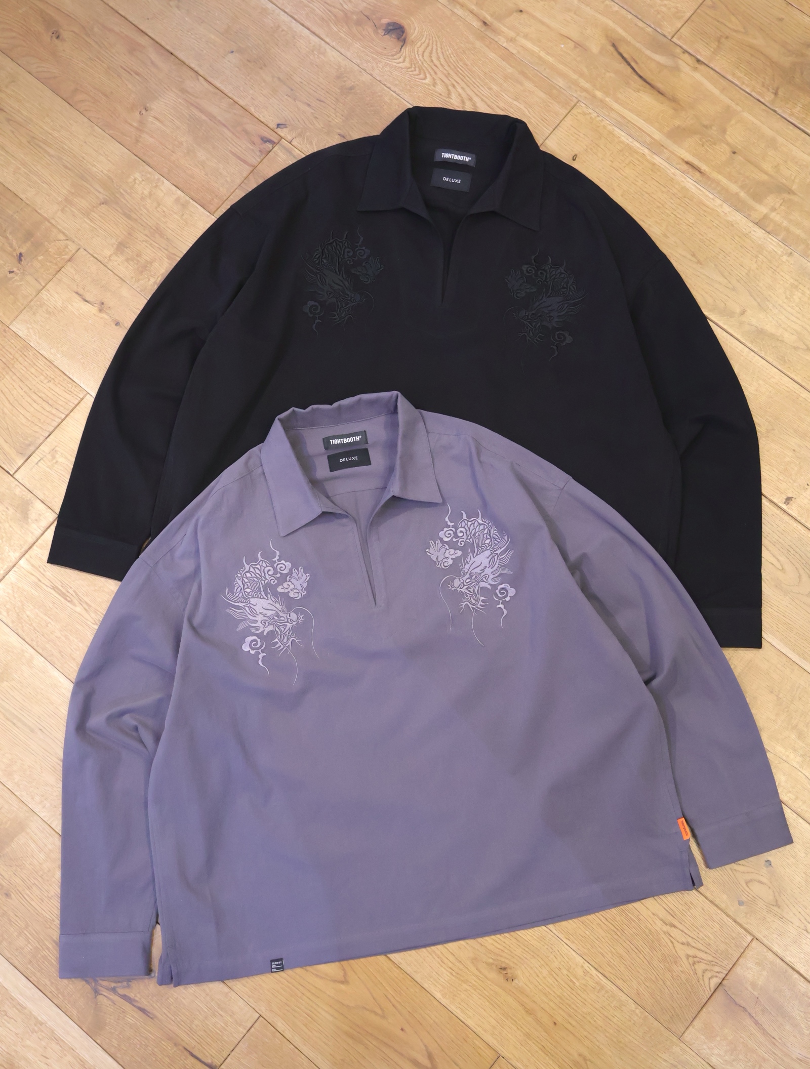 DELUXE x TIGHTBOOTH 　「DELUXE x TIGHTBOOTH FLANNEL SKIPPER SHIRT」　フランネル スキッパーシャツ