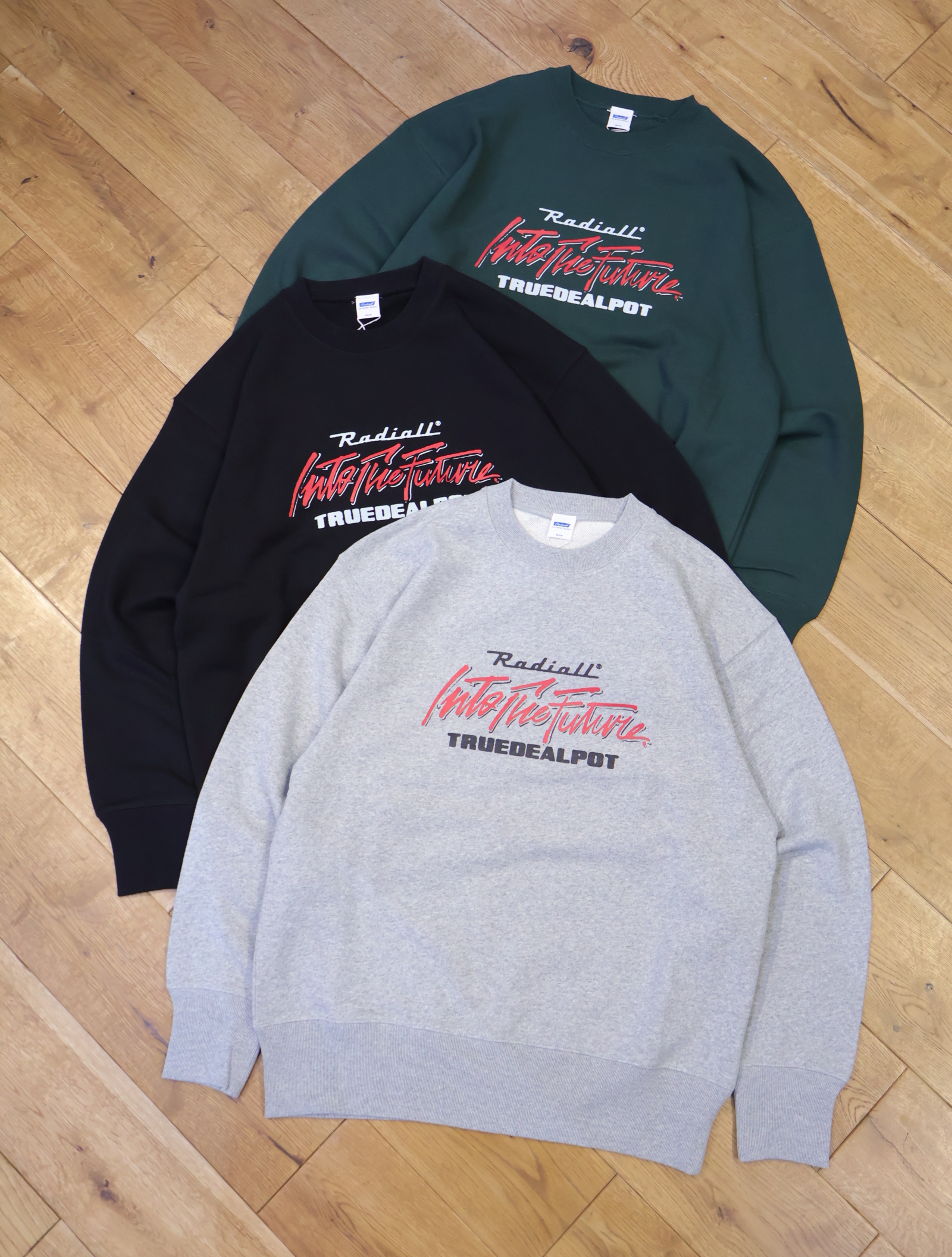 RADIALL 　 「TRUE DEAL POT - CREW NECK SWEATSHIRT L/S 」　クルーネックスウェット