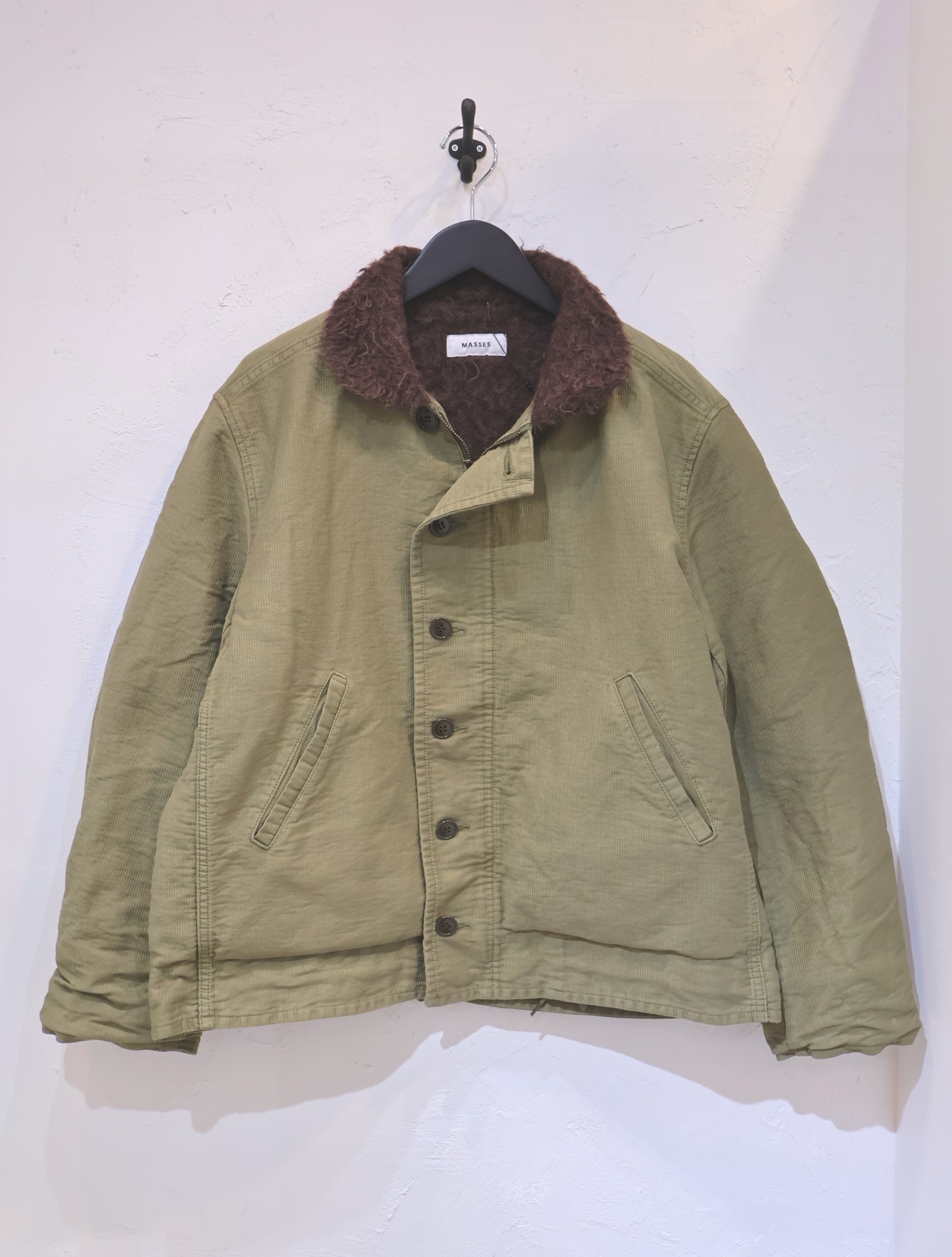MASSES　「N-1 H.WASH」　ウォッシュ加工 N-1 デッキジャケット