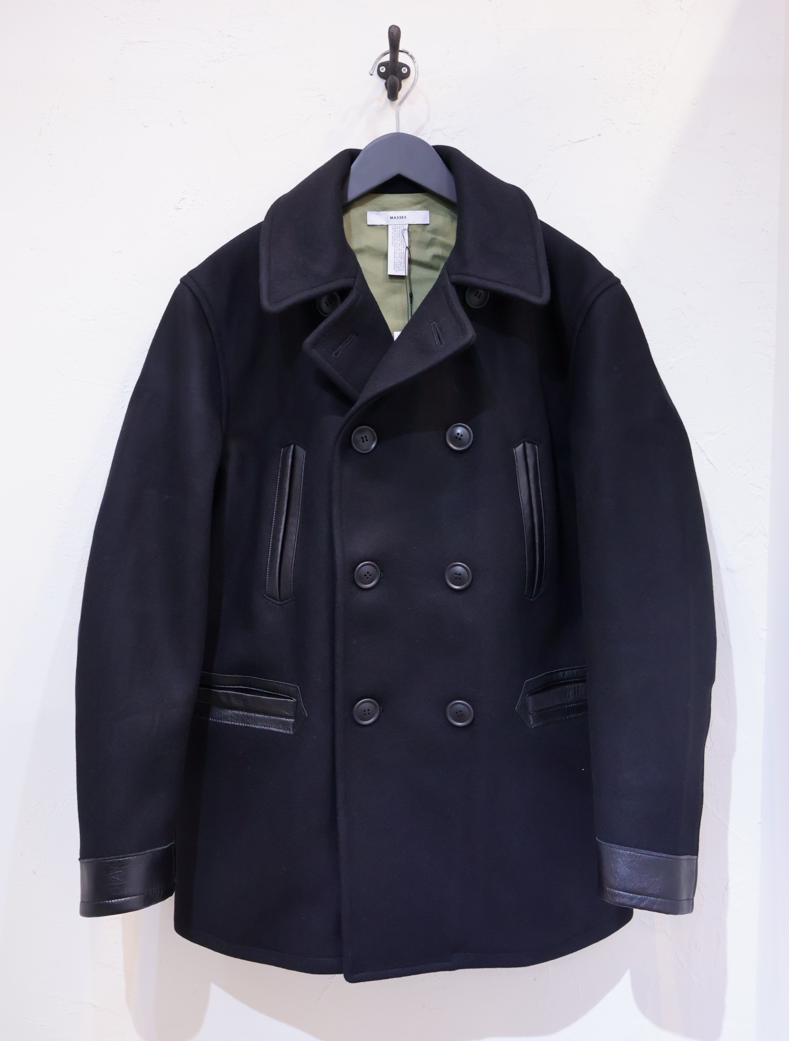 MASSES　　「P COAT 2」　メルトン ピーコート