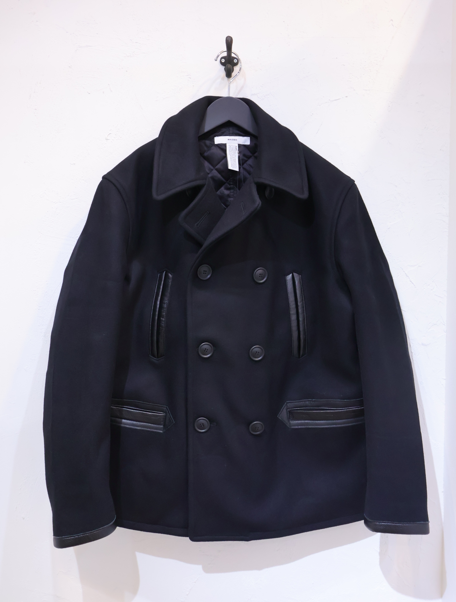 MASSES　　「P COAT」　メルトン ピーコート