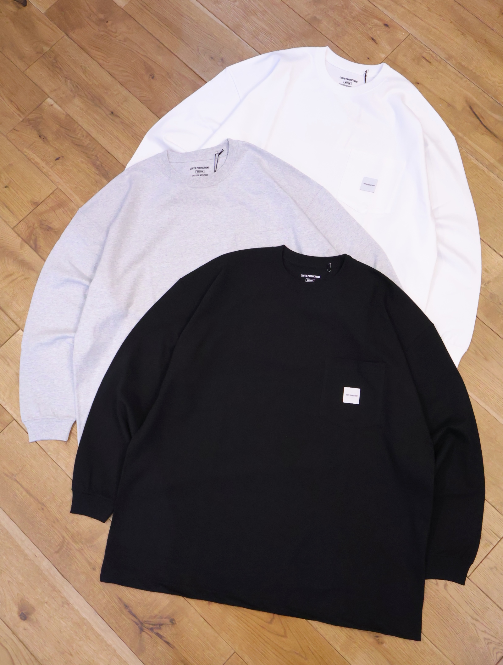 COOTIE　「Open End Yarn Error Fit L/S Tee」　ロングスリーブティーシャツ