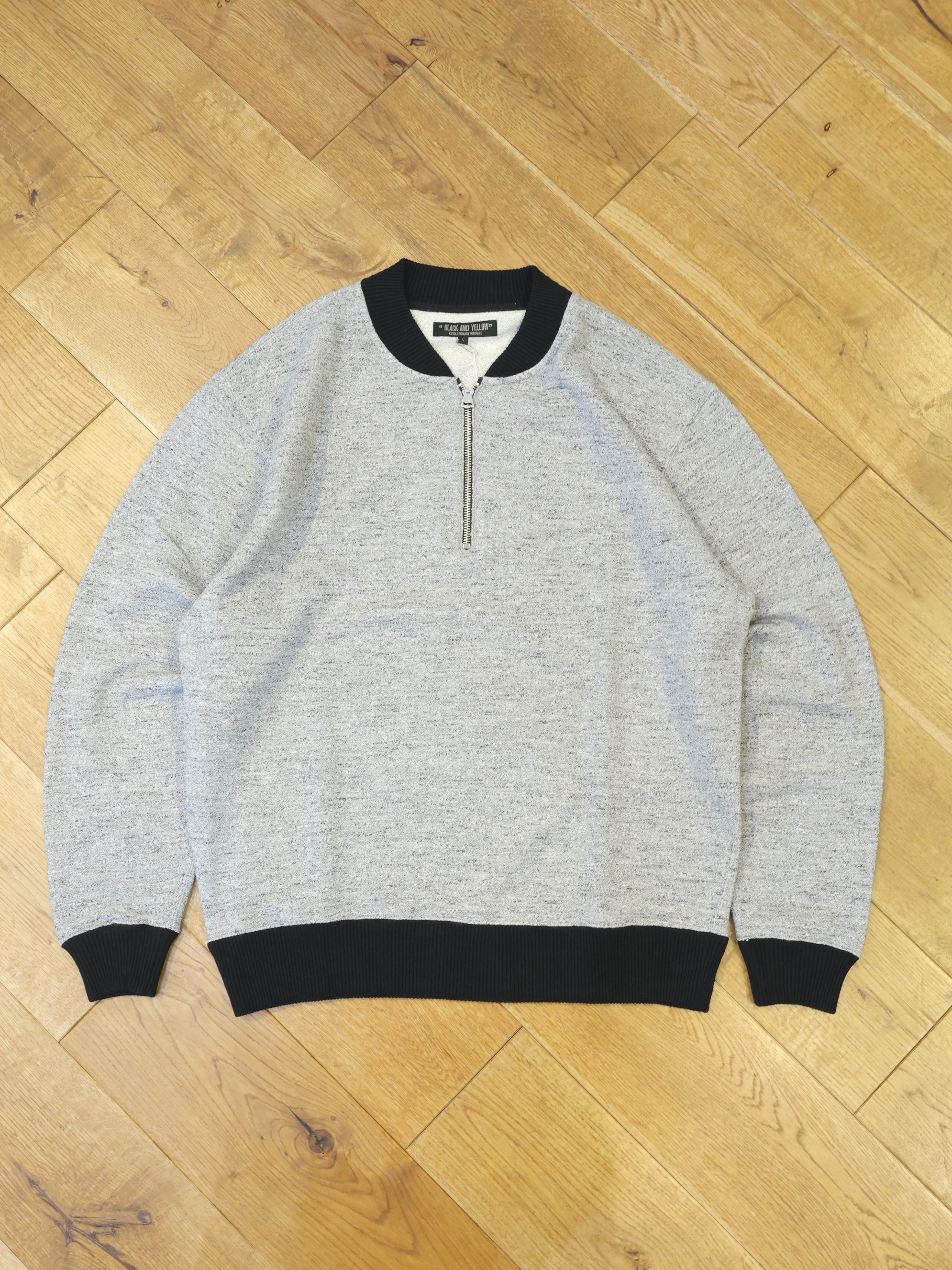 RATS　「HALF ZIP UP SWEAT」　ハーフジップスウェット