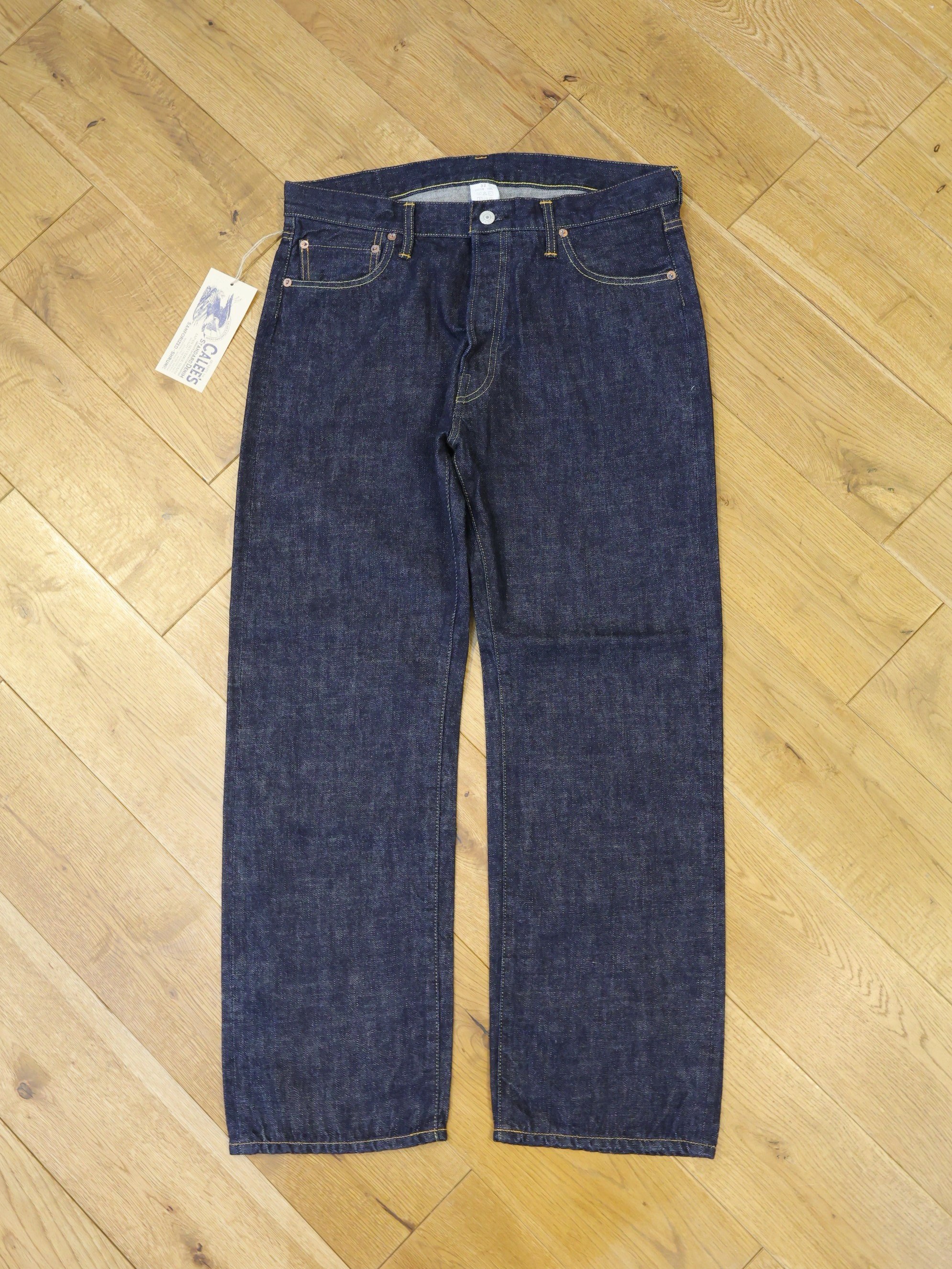 CALEE　　「VINTAGE REPRODUCT STRAIGHT DENIM PANTS ＜OW＞」　ストレートデニムパンツ