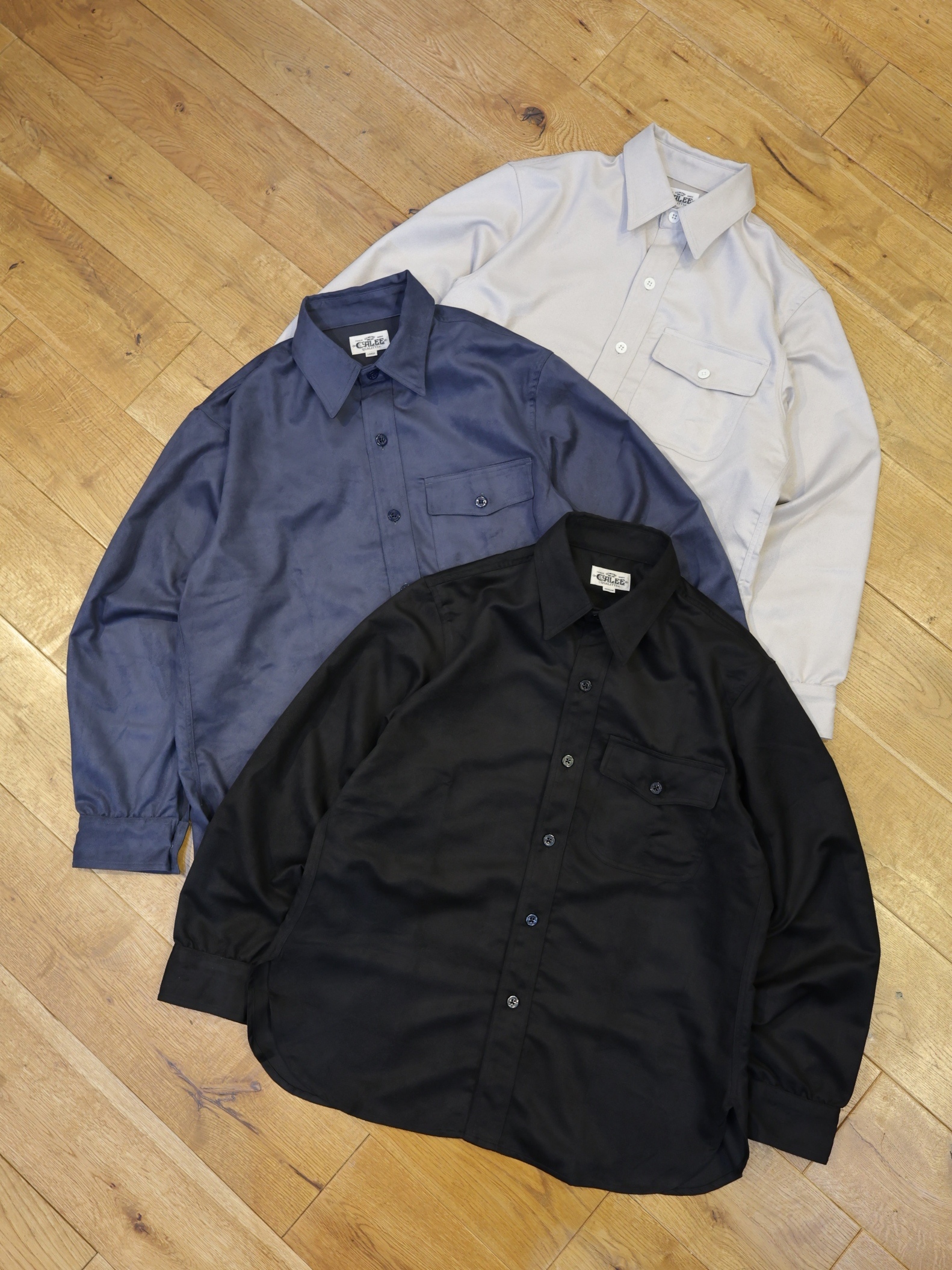 CALEE　　「FAUX SUEDE CPO SHIRT」　フェイクスウェード CPOシャツ