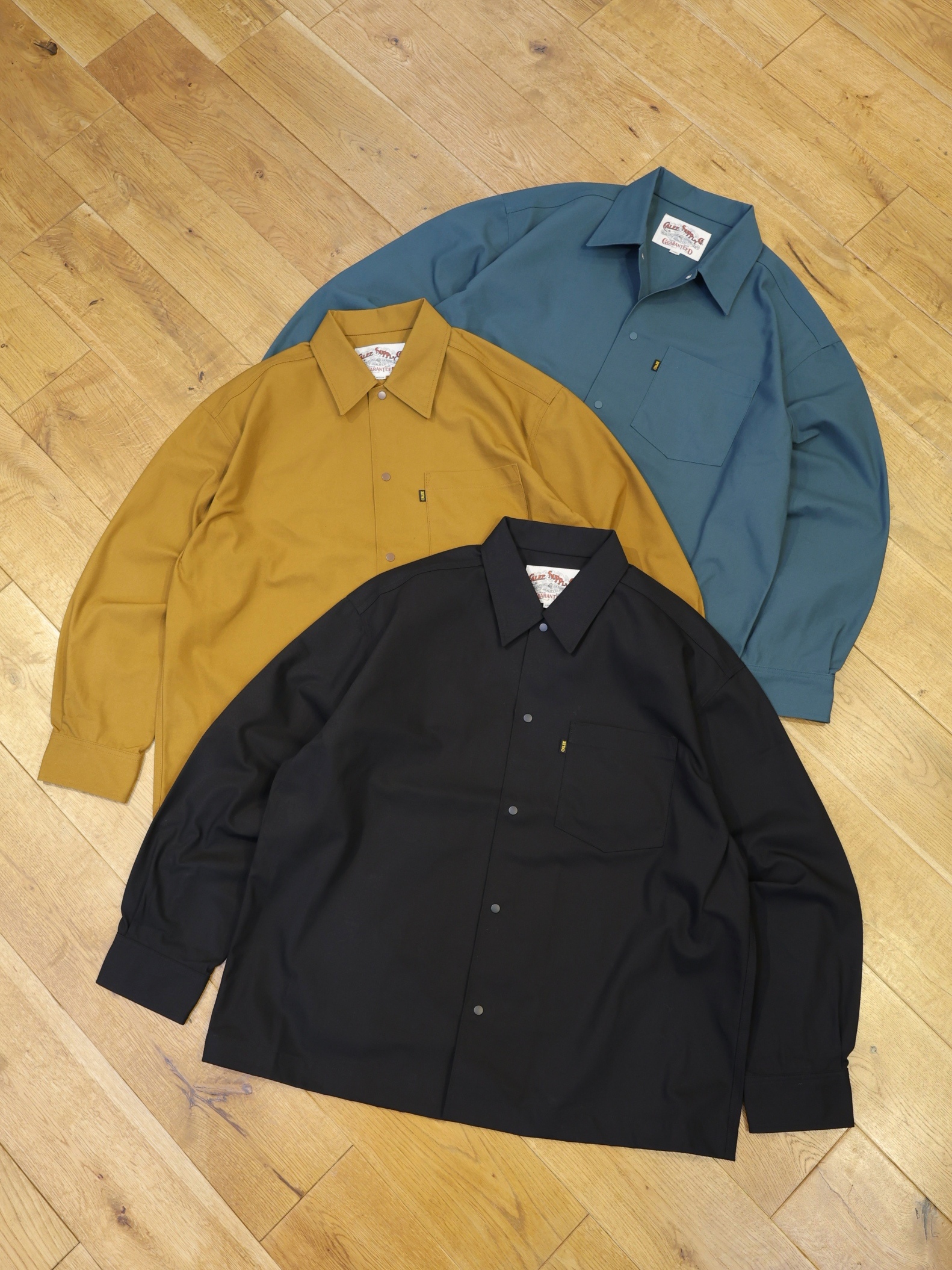 CALEE　「DUCK SHIRT JACKET」　ダック地 シャツジャケット