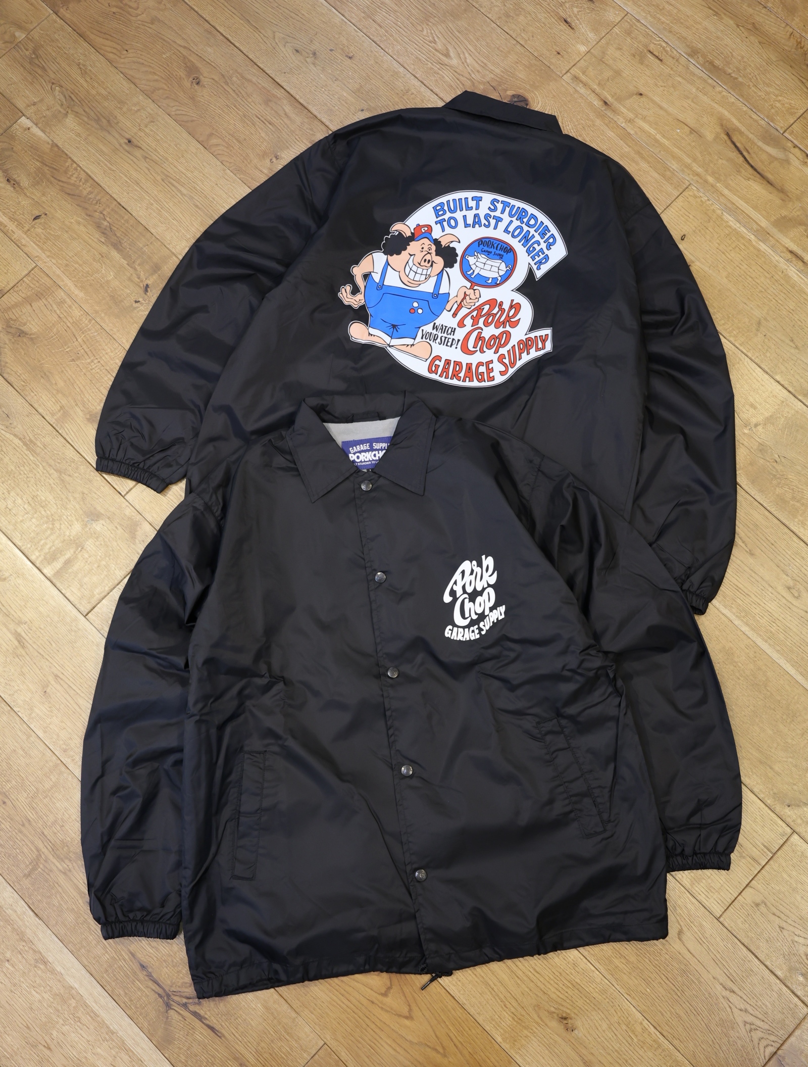 【4月19日 発売！】PORKCHOP GARAGE SUPPLY 　「PORKY COACH JKT」 ナイロンコーチジャケット