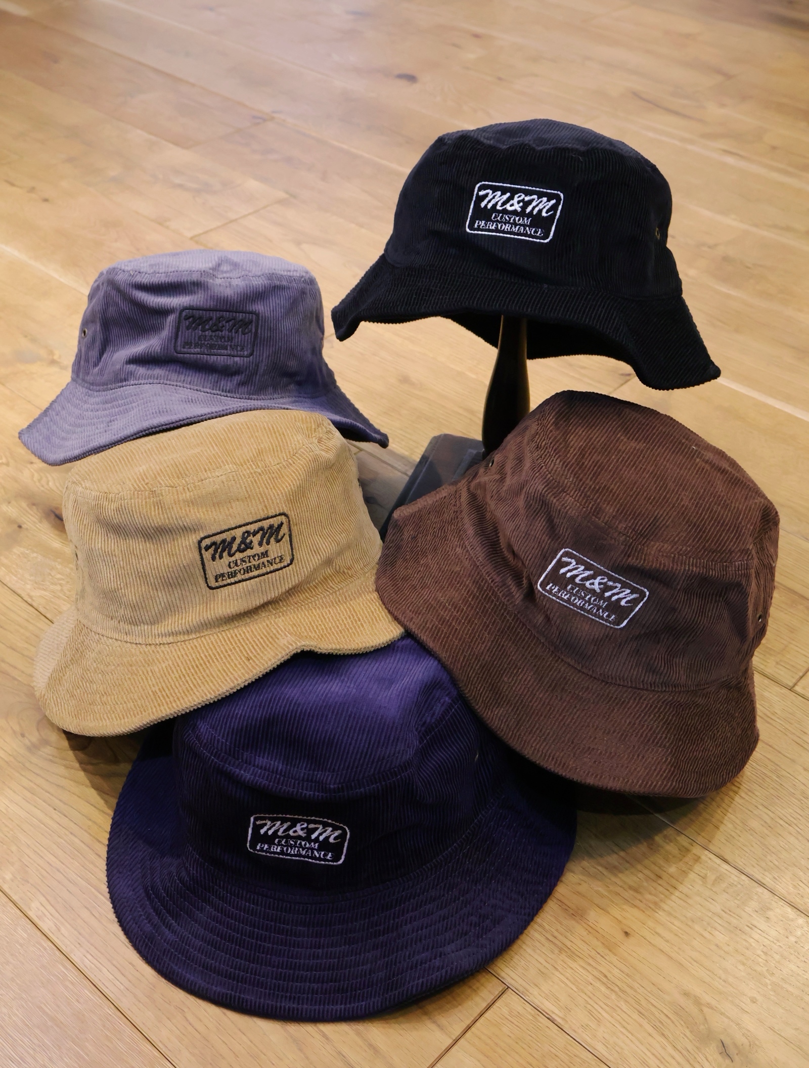 M&M CUSTOM PERFORMANCE  「CORDUROY BUCKET HAT」　コーデュロイバケットハット