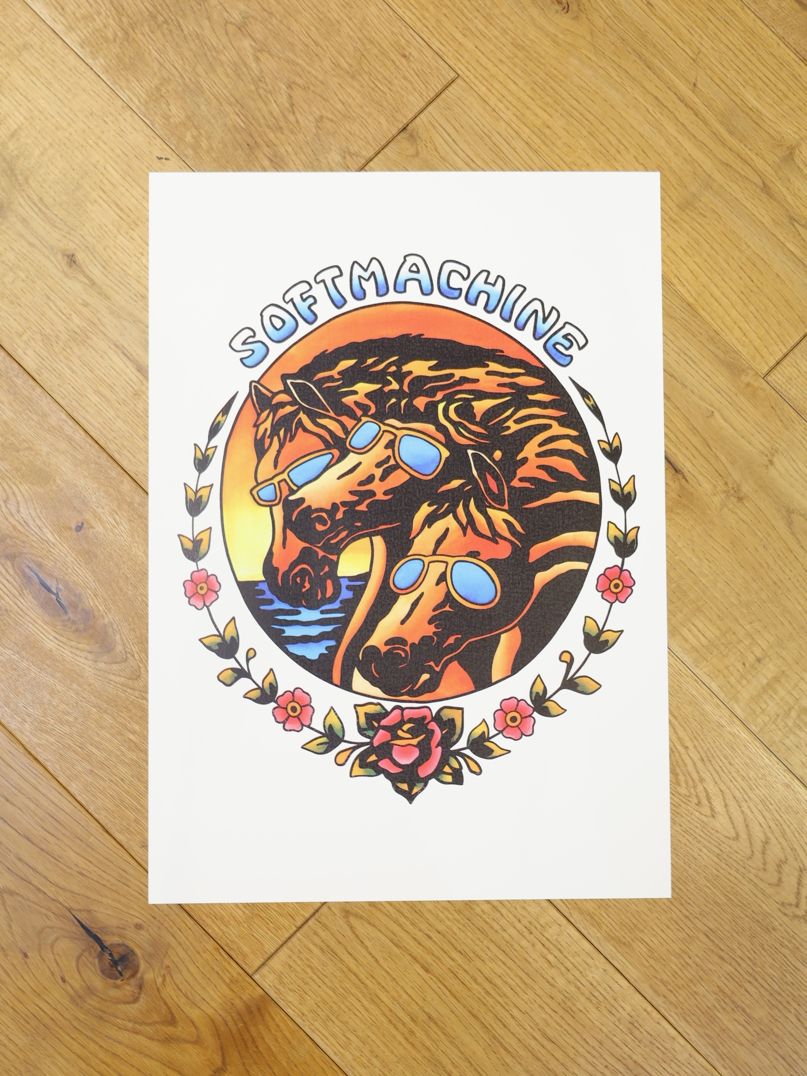 SOFTMACHINE　　「SUNSET POSTER」　A3ポスター