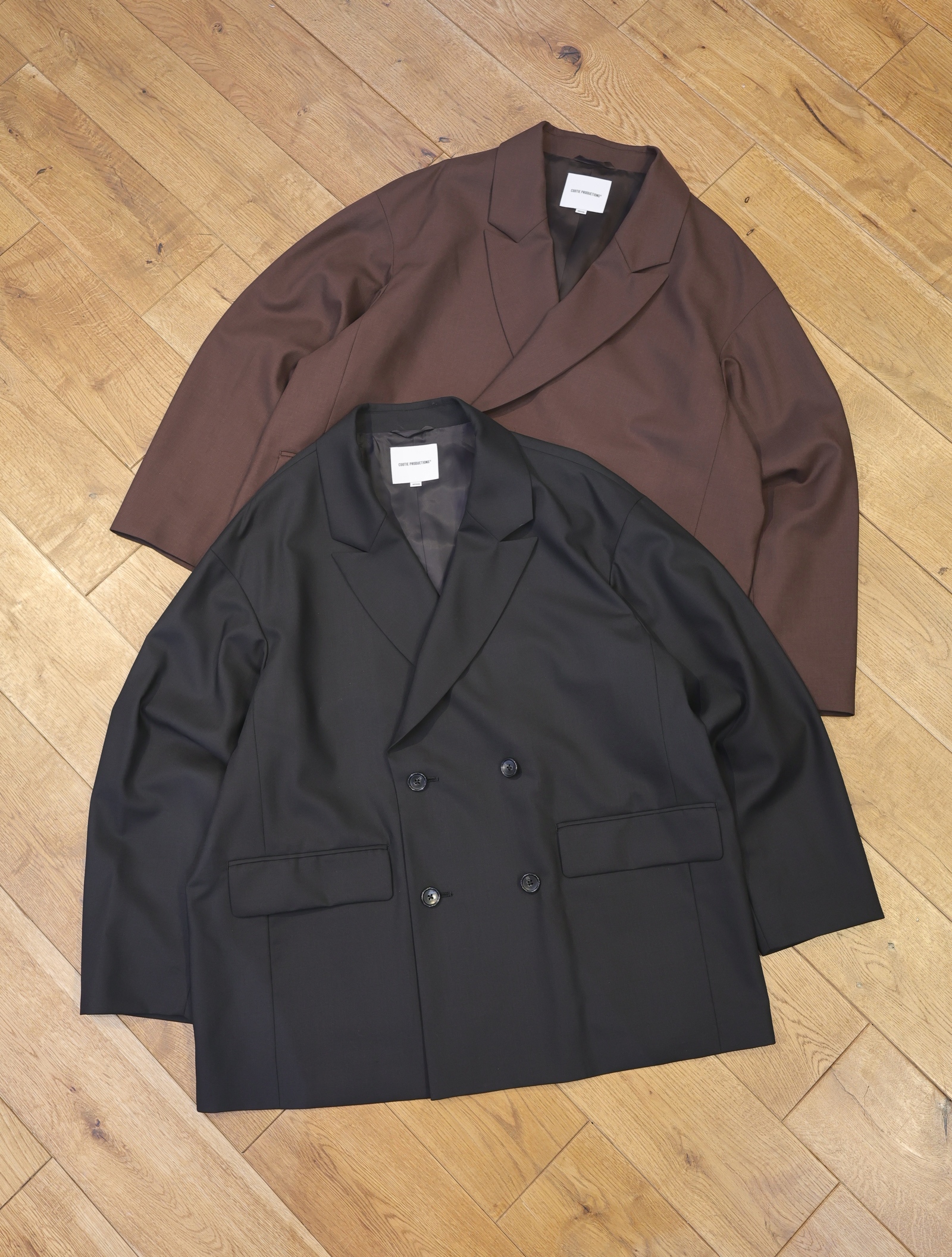 COOTIE　　「T/W Saxony Double Breasted Jacket」　ダブルブレスト ジャケット
