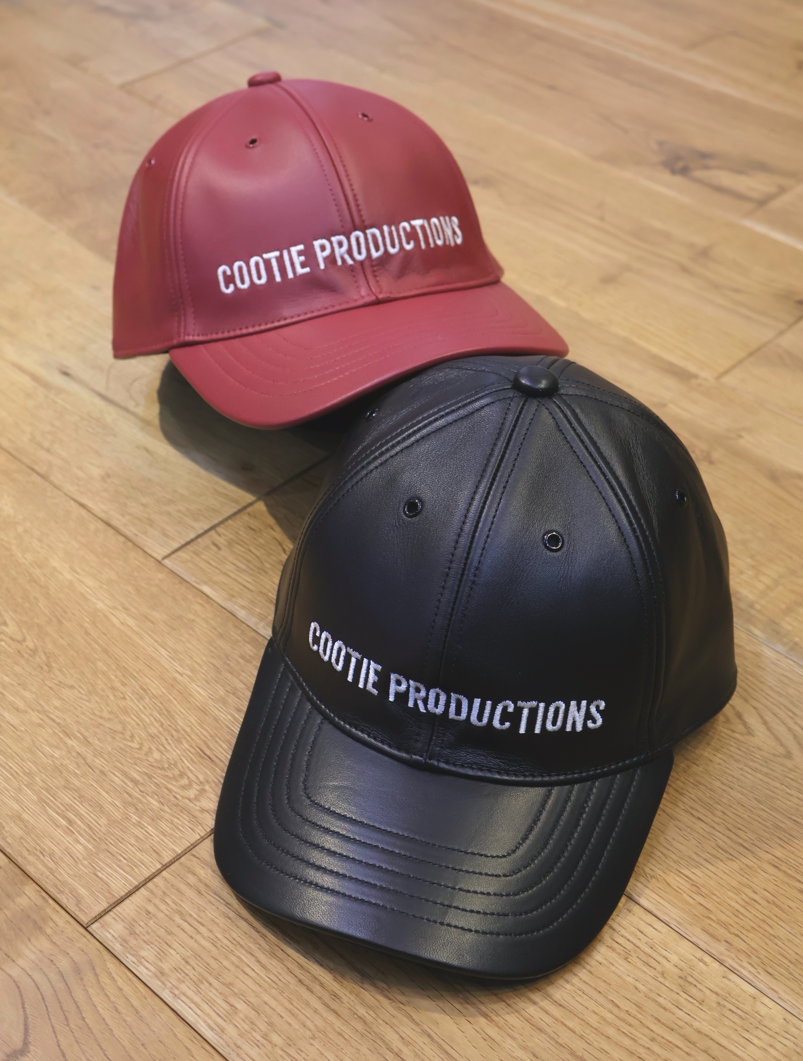 COOTIE 「Leather 6 Panel Cap」 レザー 6パネルキャップ