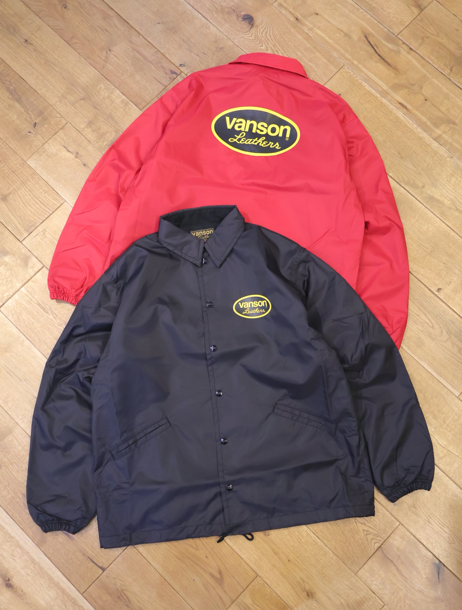 MASSES × VANSON　「VANSON × MASSES NYLON JACKET」　　ナイロンコーチジャケット