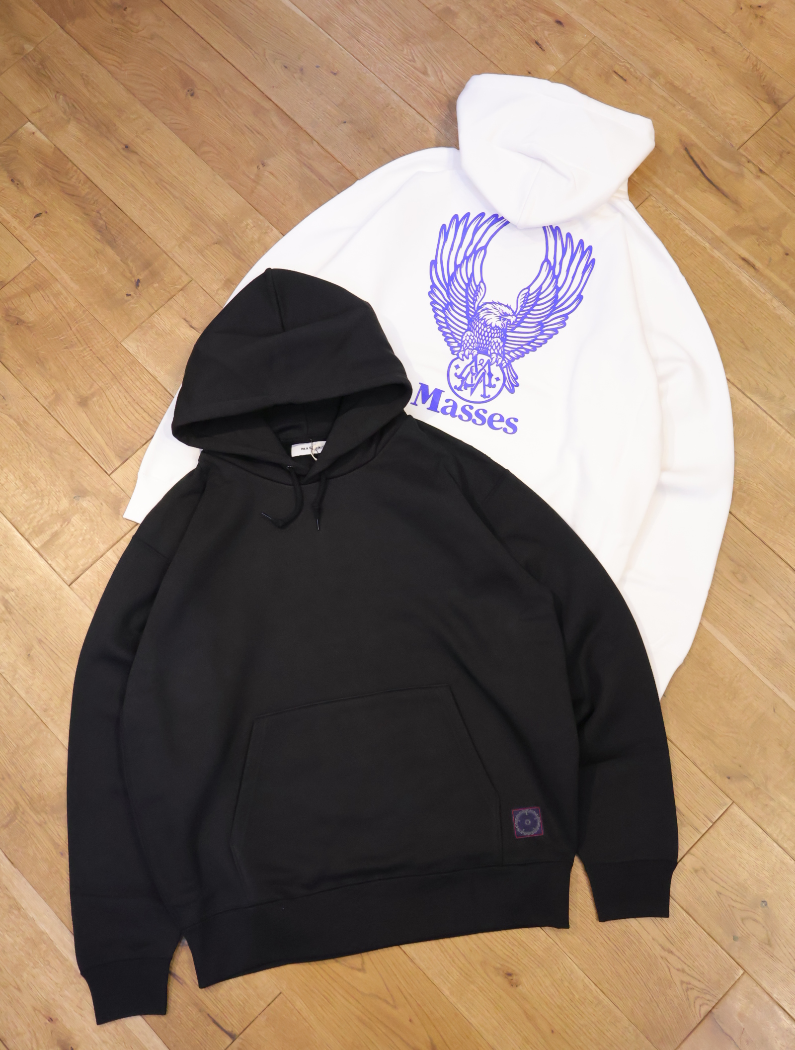 M&M CUSTOM PERFORMANCE  × MASSES　  「SWEAT HOODED EAGLE M」   プルオーバーフーディー