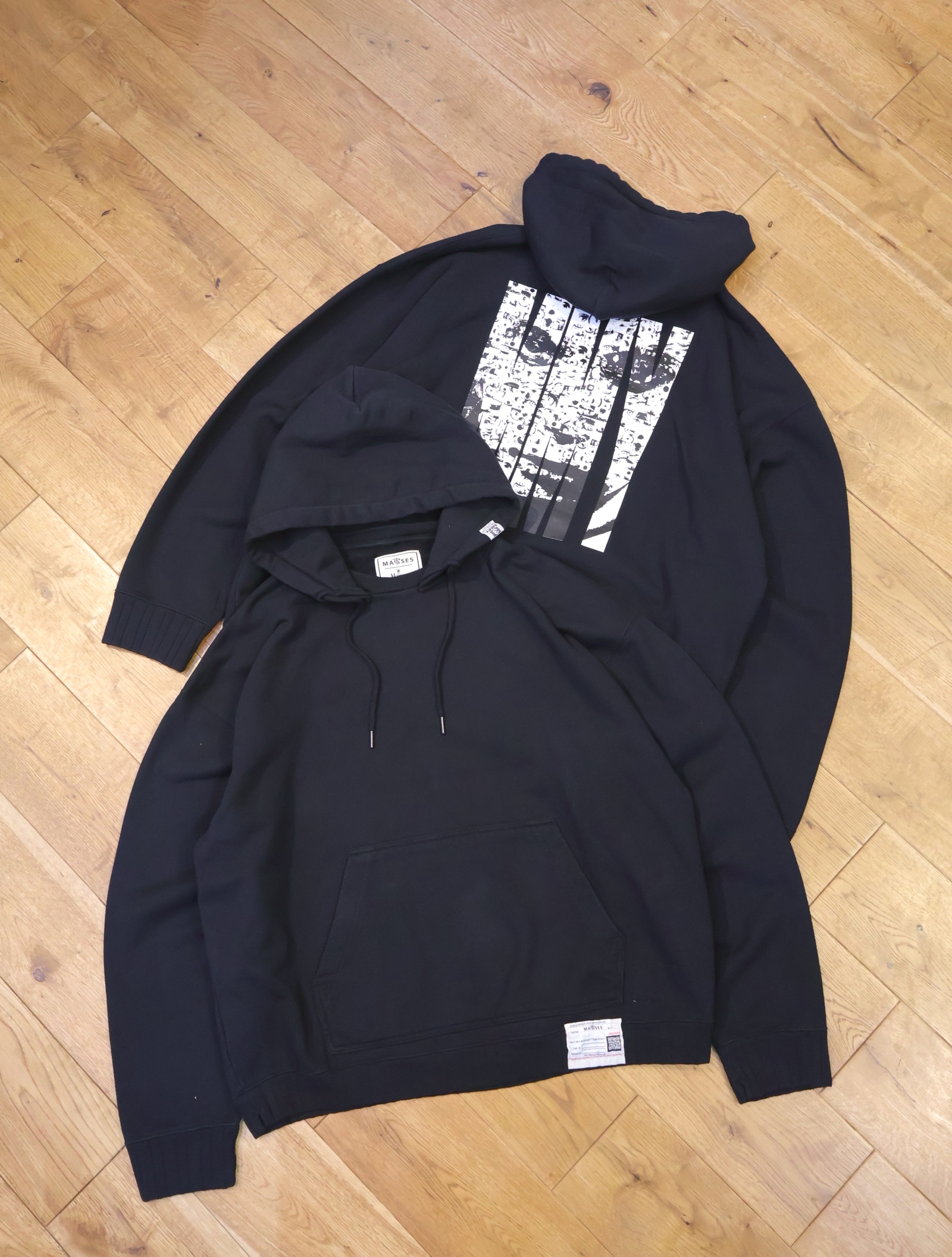 MASSES × Maison MIHARA YASUHIRO　「FACE PRINT HOODIE MMY」　プルオーバーフーディー