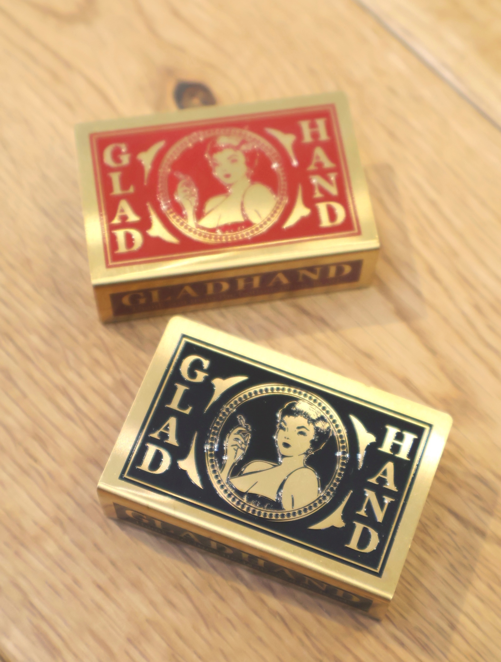 GLAD HAND 　「MATCHBOX HOLDER COLOR "LADY"」　真鍮製 マッチボックスホルダー