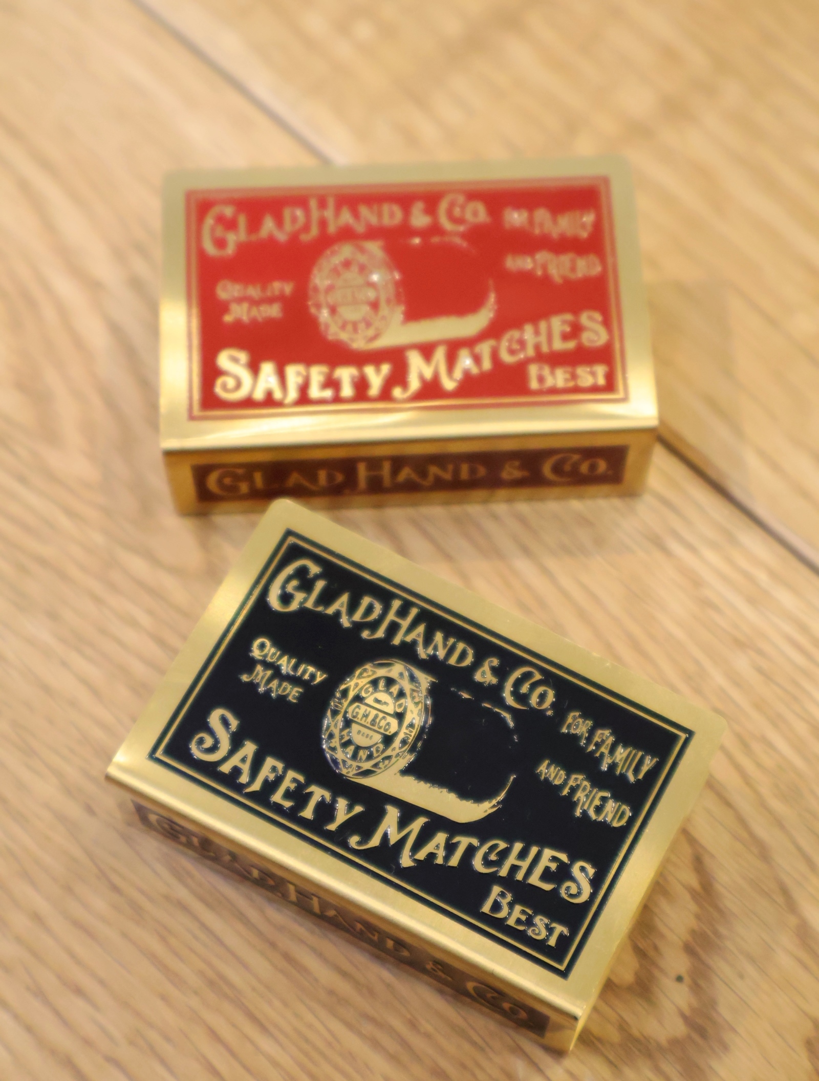 GLAD HAND 　「MATCHBOX HOLDER COLOR "BOBBIN"」　真鍮製 マッチボックスホルダー