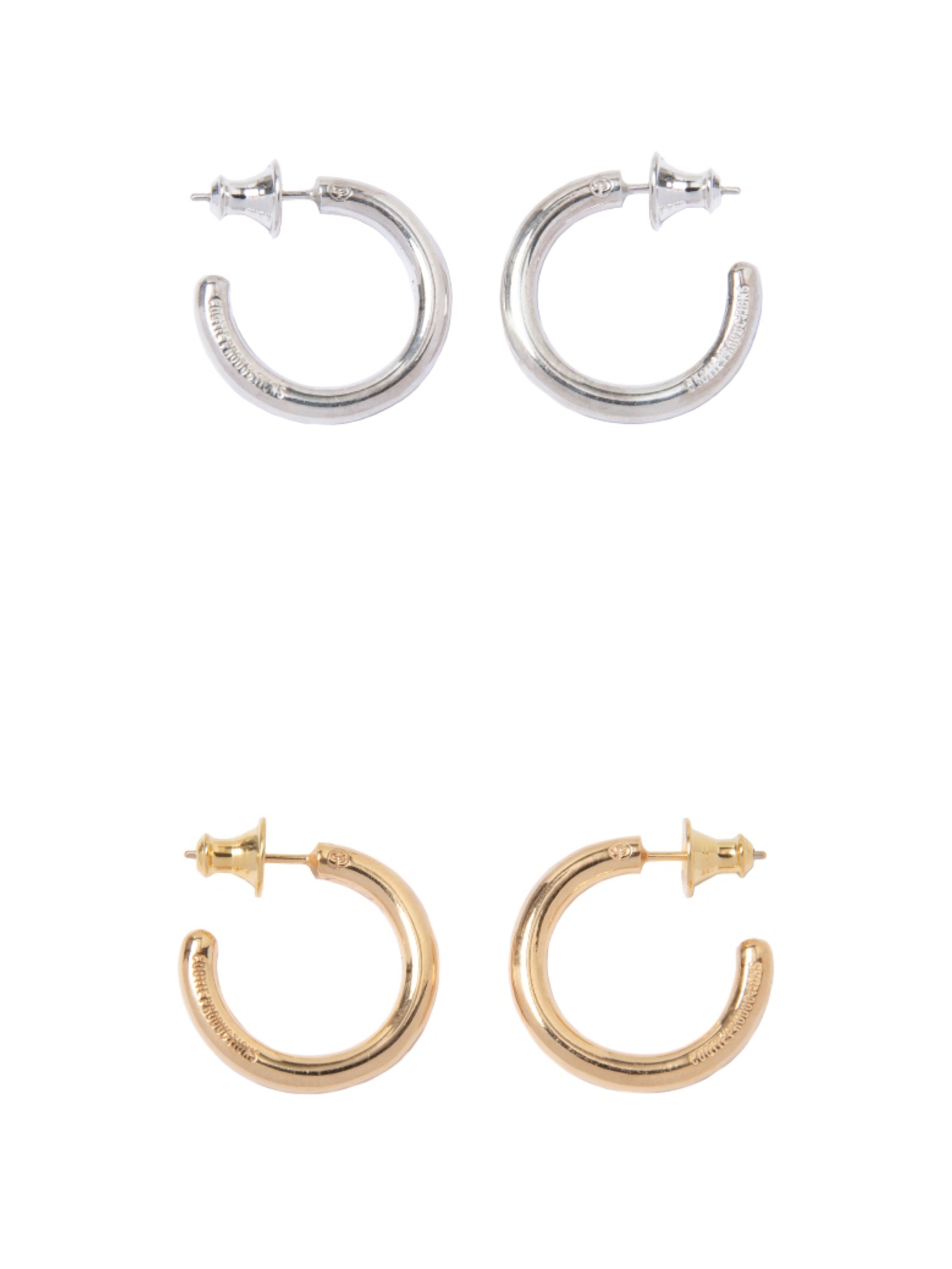 COOTIE 　　「One Stroke Earring - Medium」　SILVER925製 ピアス