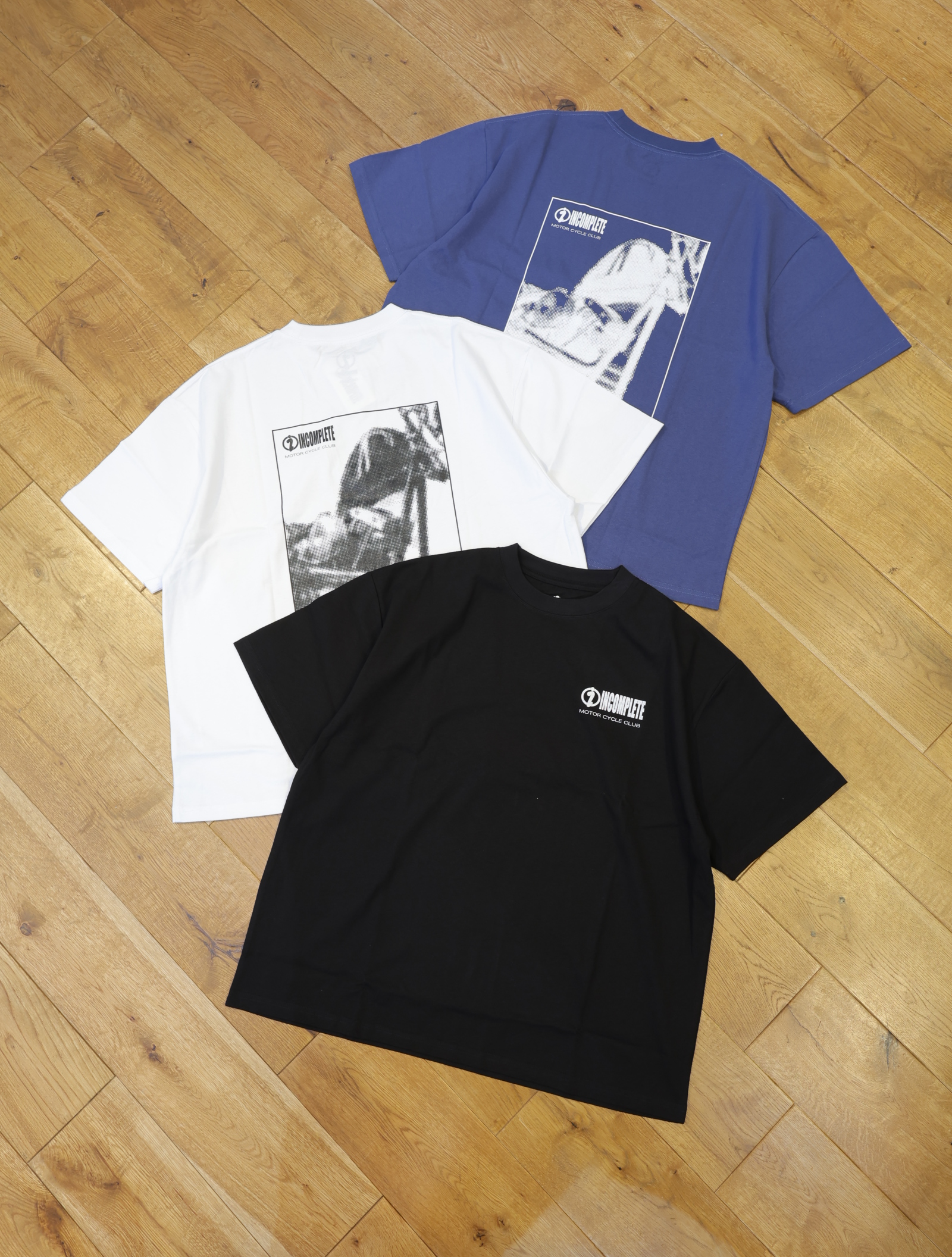 INCOMPLETE TOKYO 　「S/S Tee type-3」　プリントティーシャツ