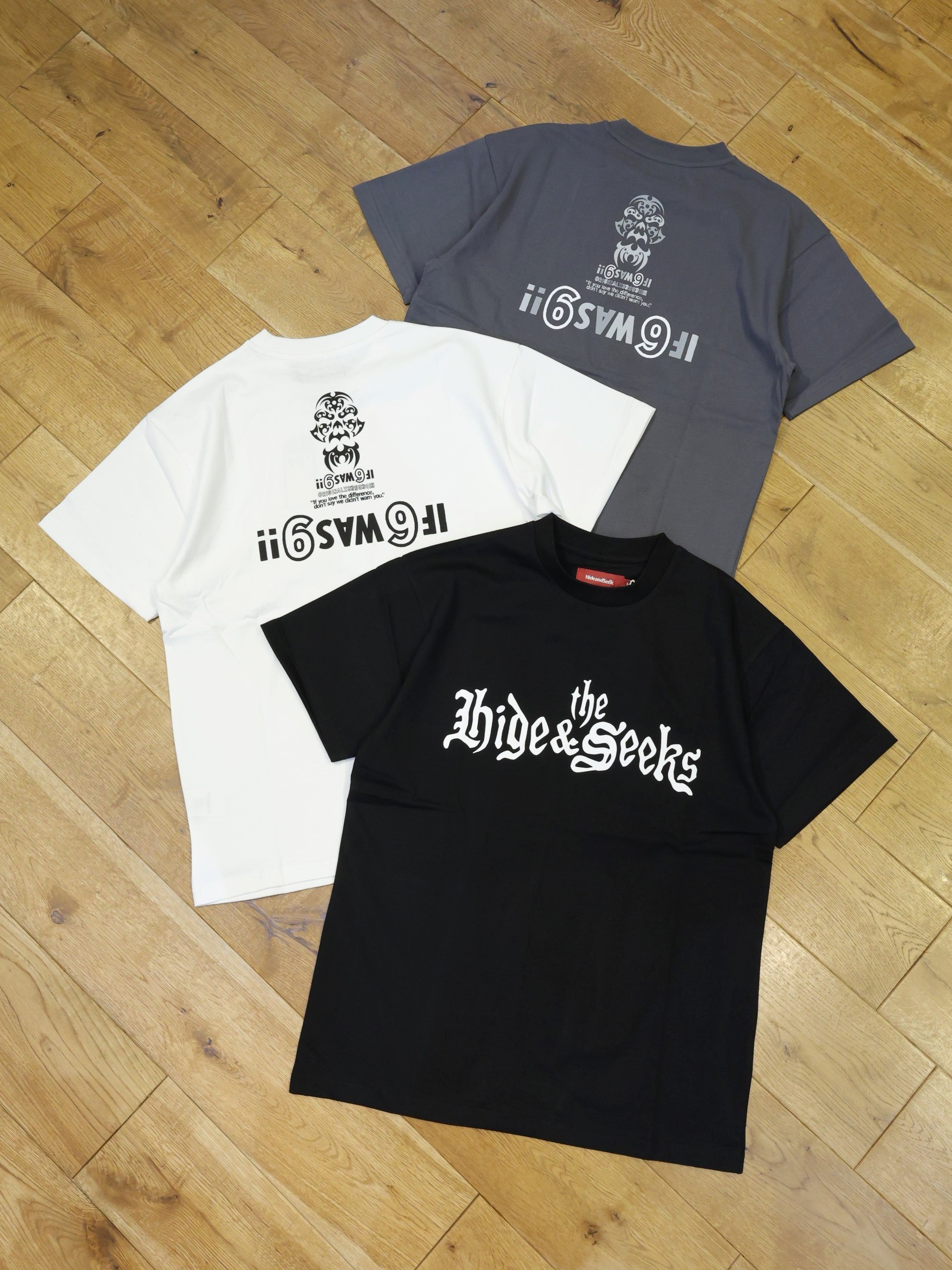 Hide and Seek × Toru Nishiura　「The H&S S/S Tee」　プリントティーシャツ（SOLID）
