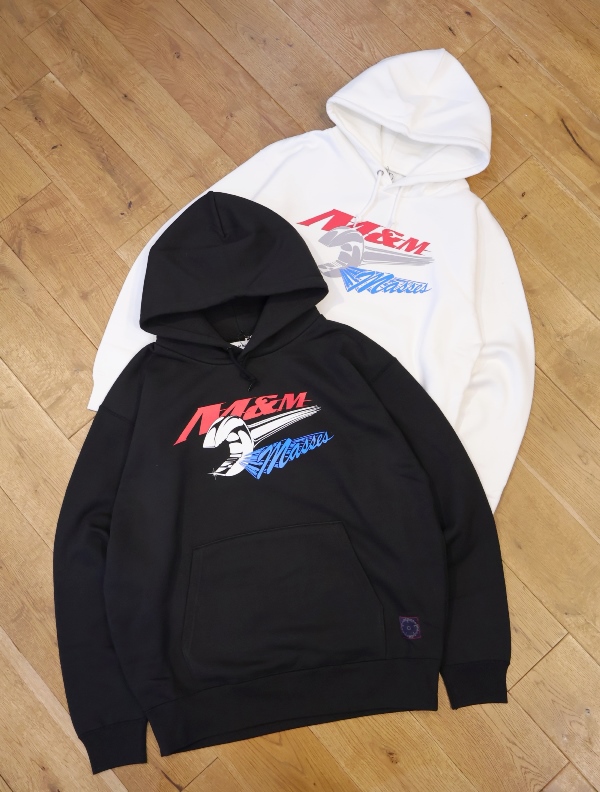 M&M CUSTOM PERFORMANCE  × MASSES　  「SWEAT HOODED WRENCH M」   プルオーバーフーディー