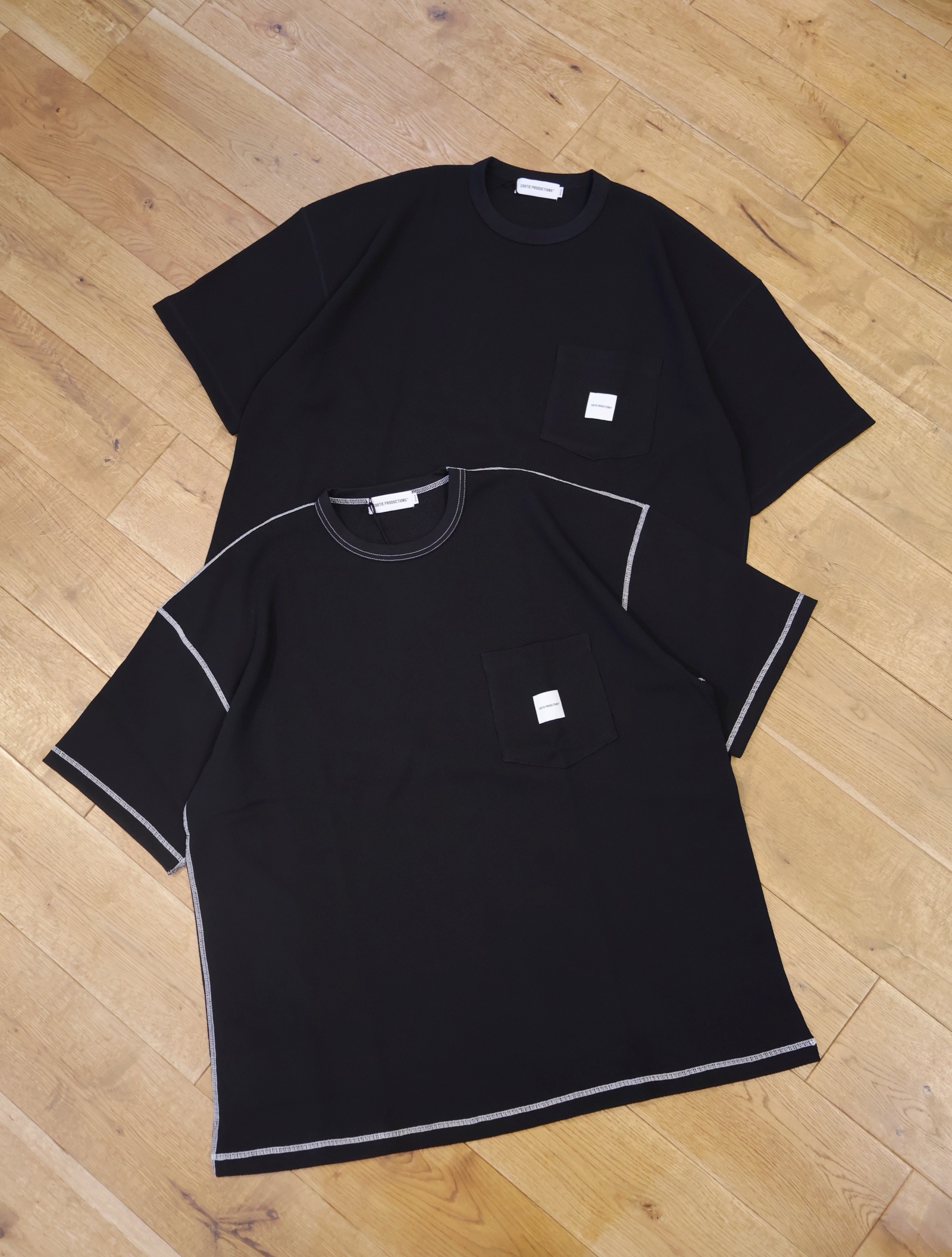 COOTIE　「T/C Waffle Error Fit S/S Tee」　エラーフィット ワッフルティーシャツ