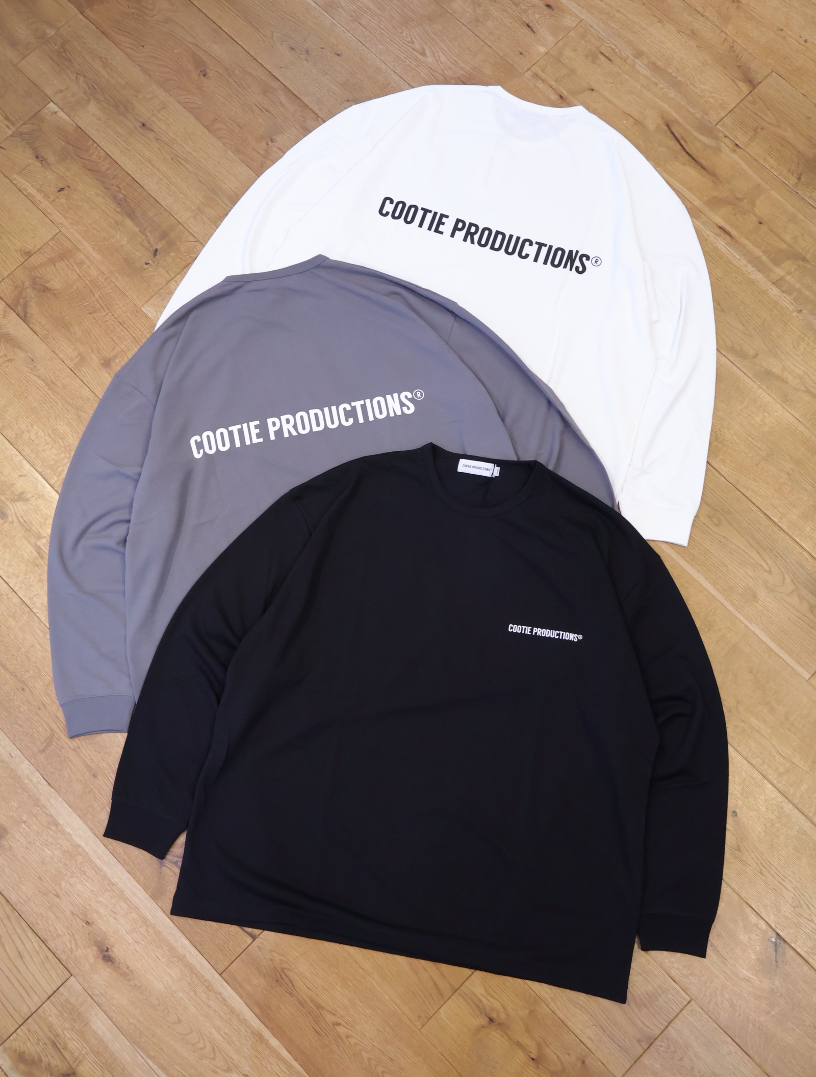 COOTIE 「Dry Tech Jersey Oversized L/S Tee」 オーバーサイズ ロング