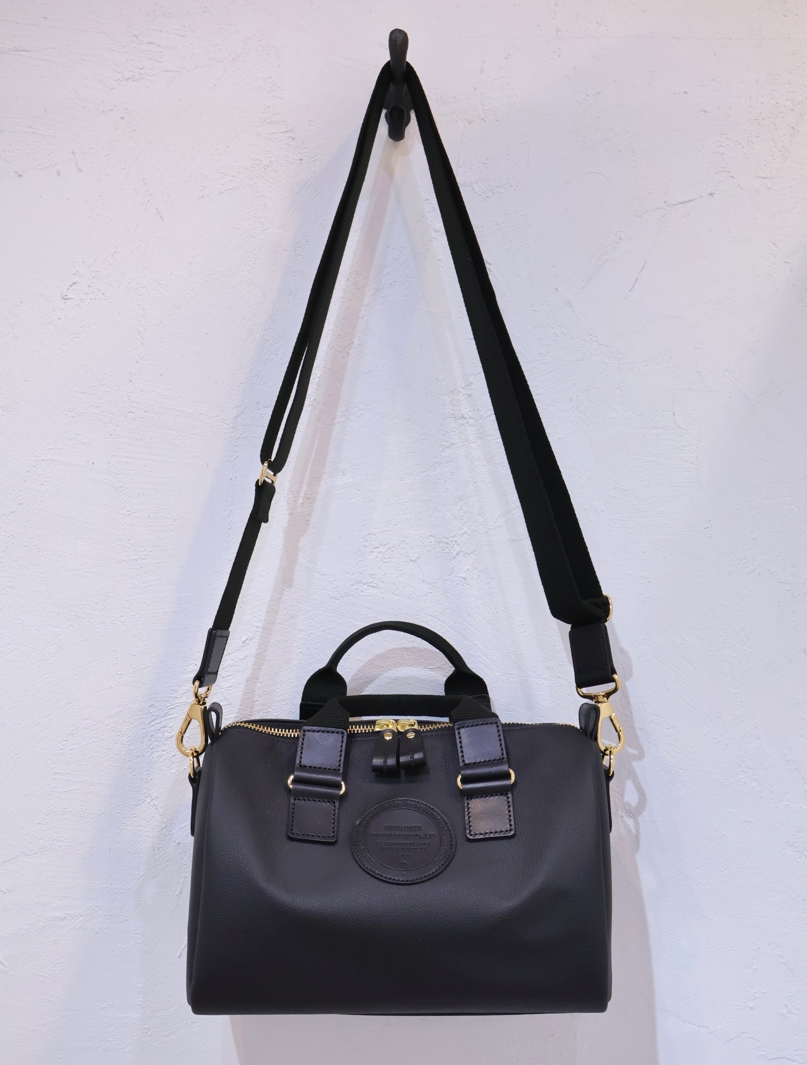RATS　「SYNTHETIC LEATHER MINI BOSTON BAG」　 ミニボストンバッグ