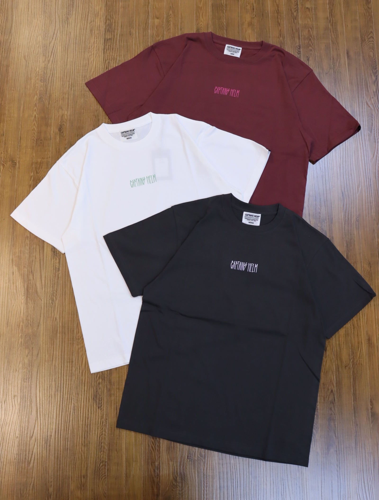 CAPTAINS HELM　　「"OCEANSIDE DIVISION" #US LOGO SS TEE」  　プリントティーシャツ