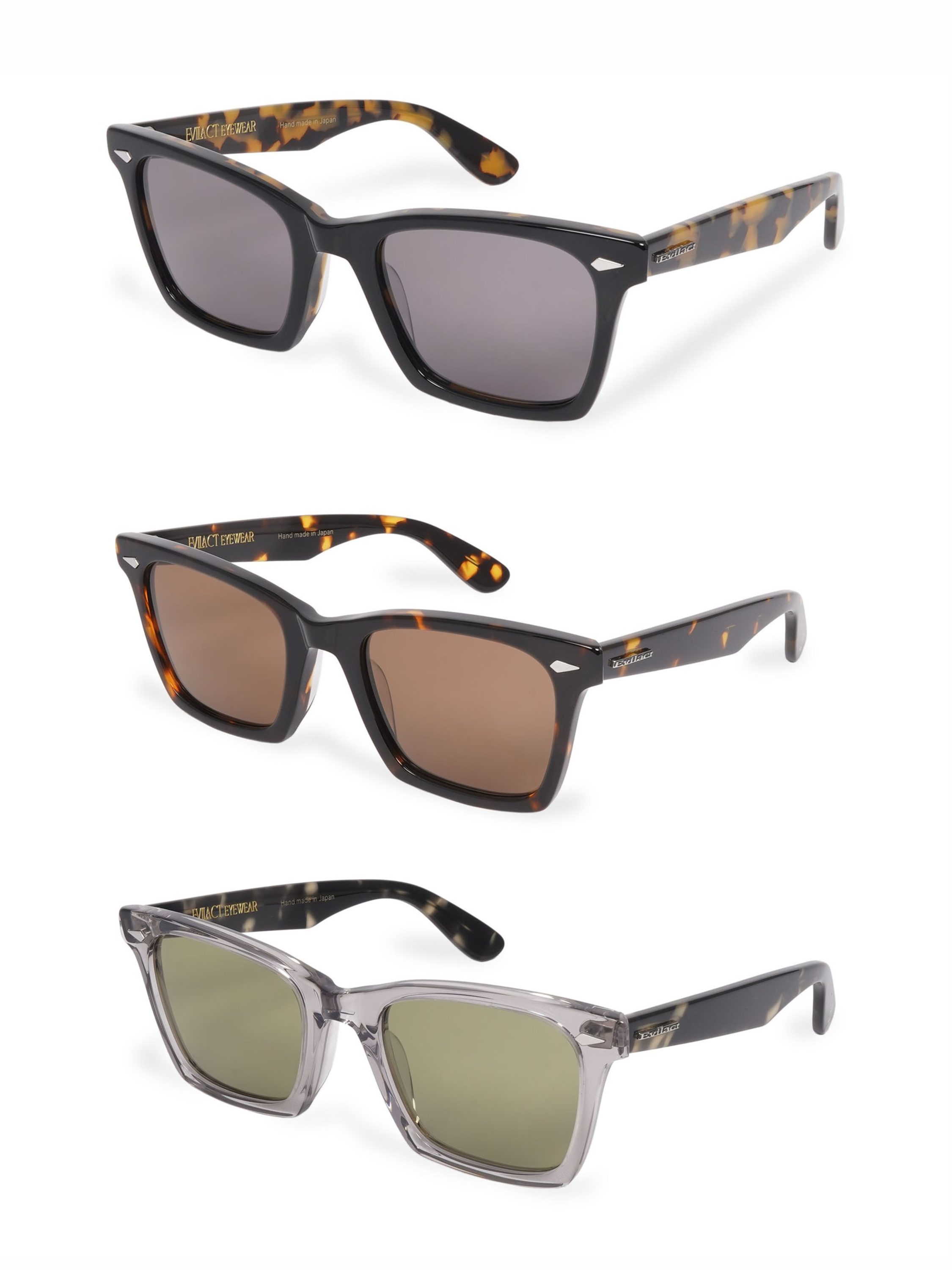 EVILACT eyewear　　「MUSTANG」　ウェリントンタイプ グラッシーズ