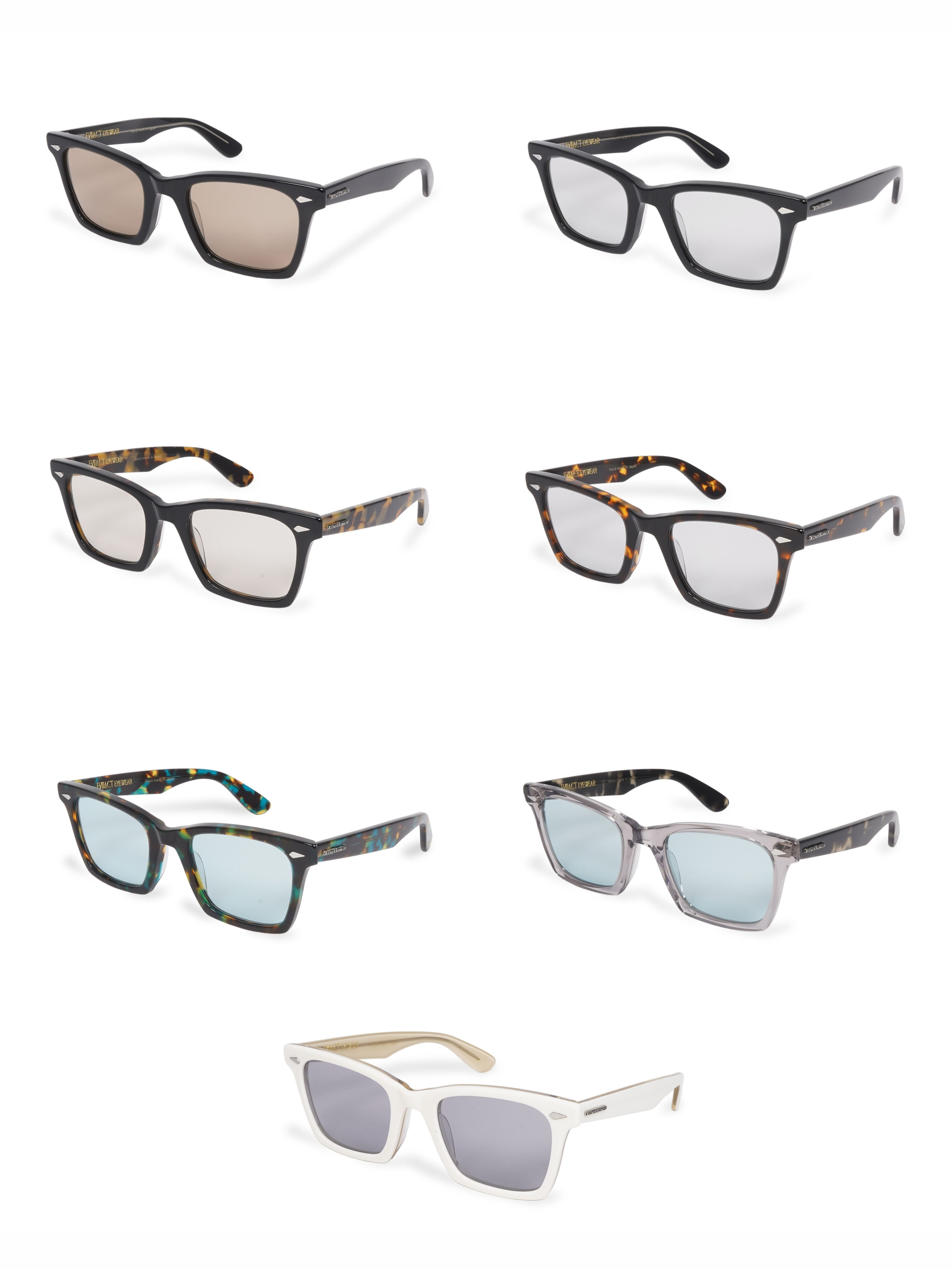 EVILACT eyewear　　「MUSTANG（カラー調光レンズ）」　ウェリントンタイプ グラッシーズ
