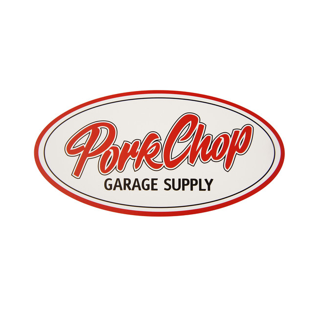 PORKCHOP GARAGE SUPPLY　　　「PORKCHOP OVAL STICKER 〈LARGE〉」 　ステッカー