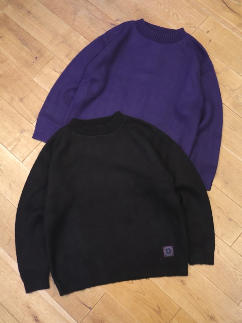 M&M CUSTOM PERFORMANCE  × MASSES　  「MOC SWEATER MOHIR M」   モヘア モックネックセーター