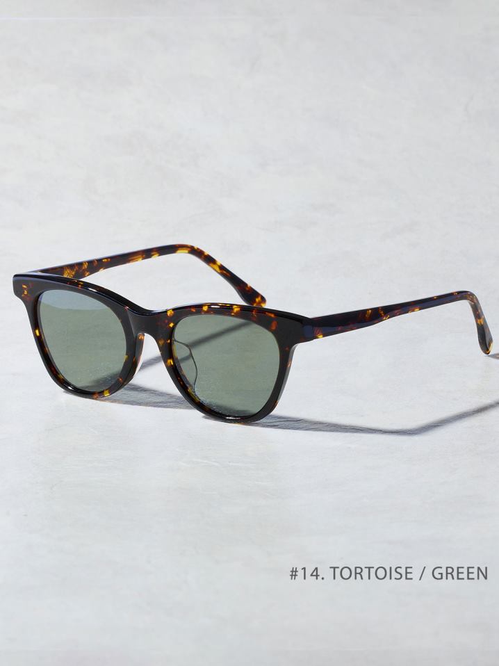 OWN　　「#14  TORTOISE/GREEN」　　ウェリントンタイプグラッシーズ